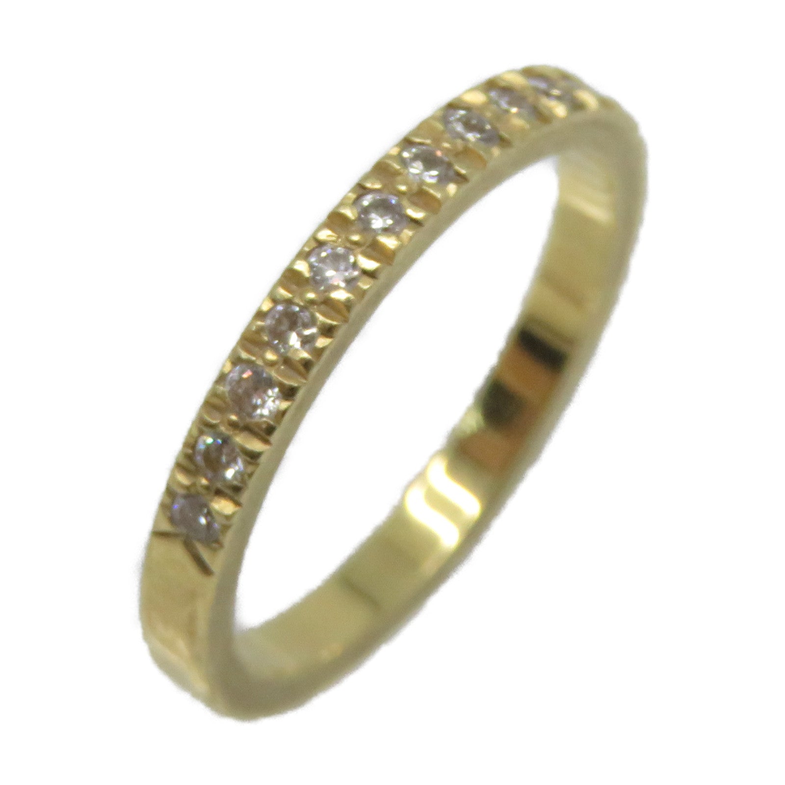 TIFFANY＆CO 18K黃金Diamond Ring戒指US#8