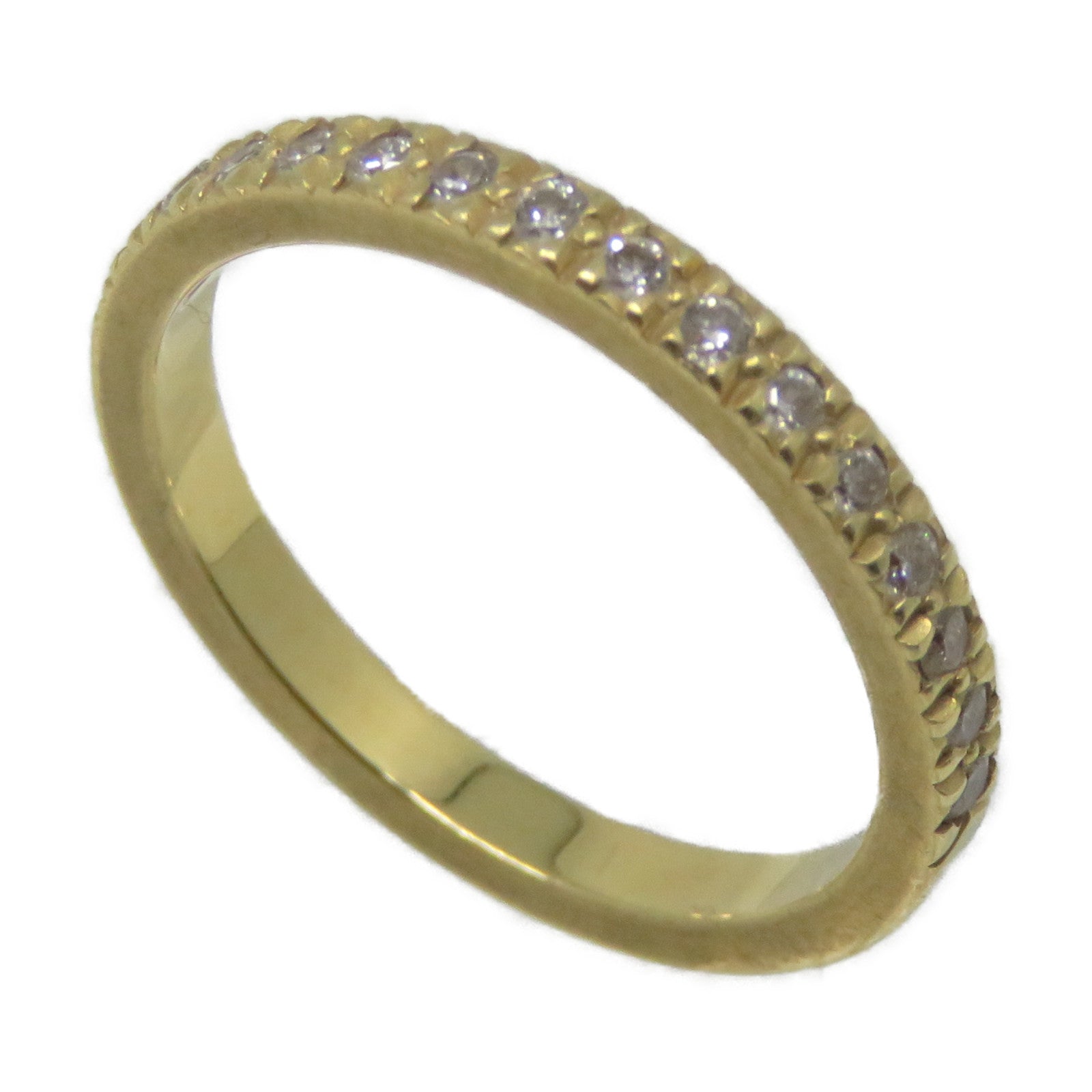 TIFFANY＆CO 18K黃金Diamond Ring戒指US#8