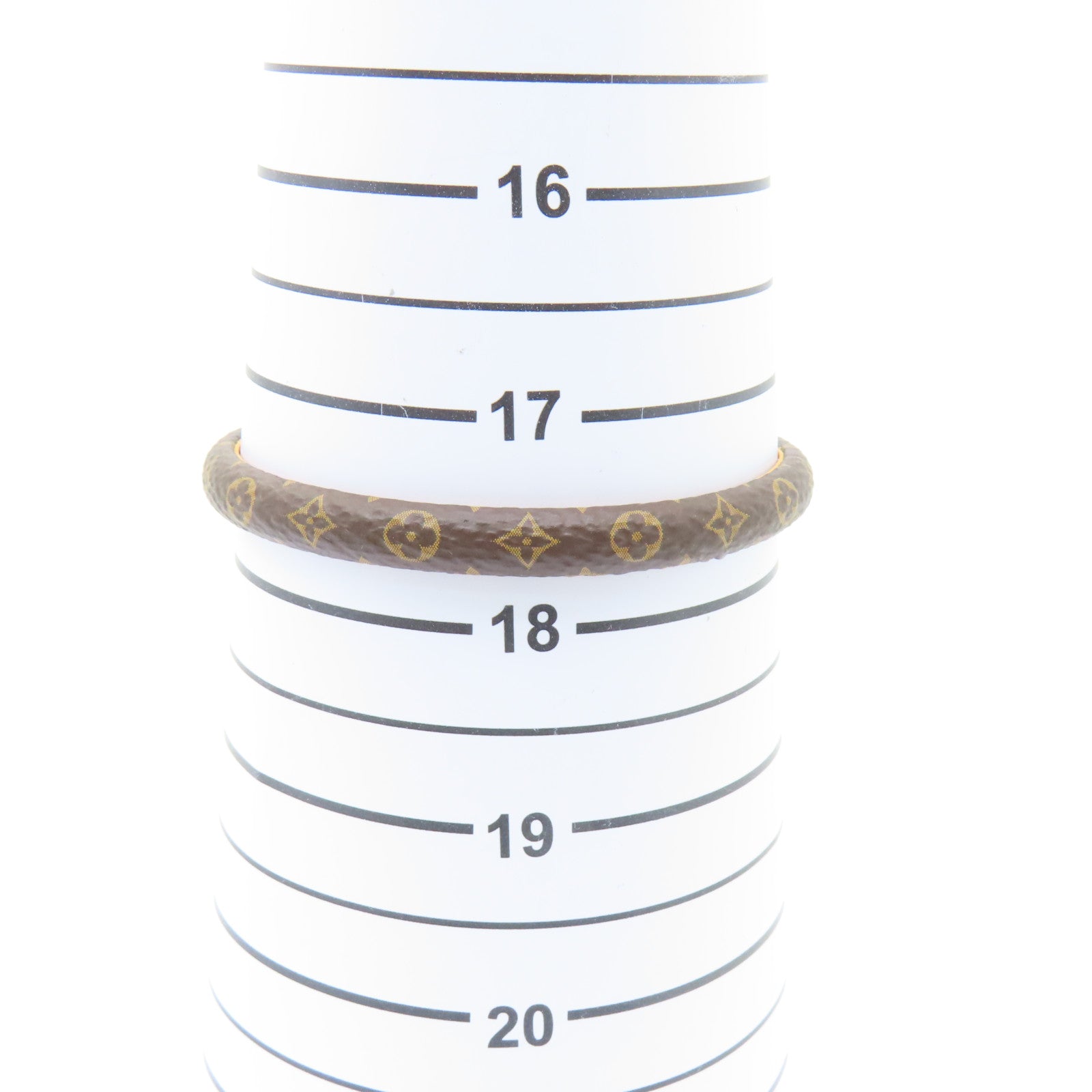 LOUIS VUITTON Monogram/金屬Bracelet手鏈棕色/金色