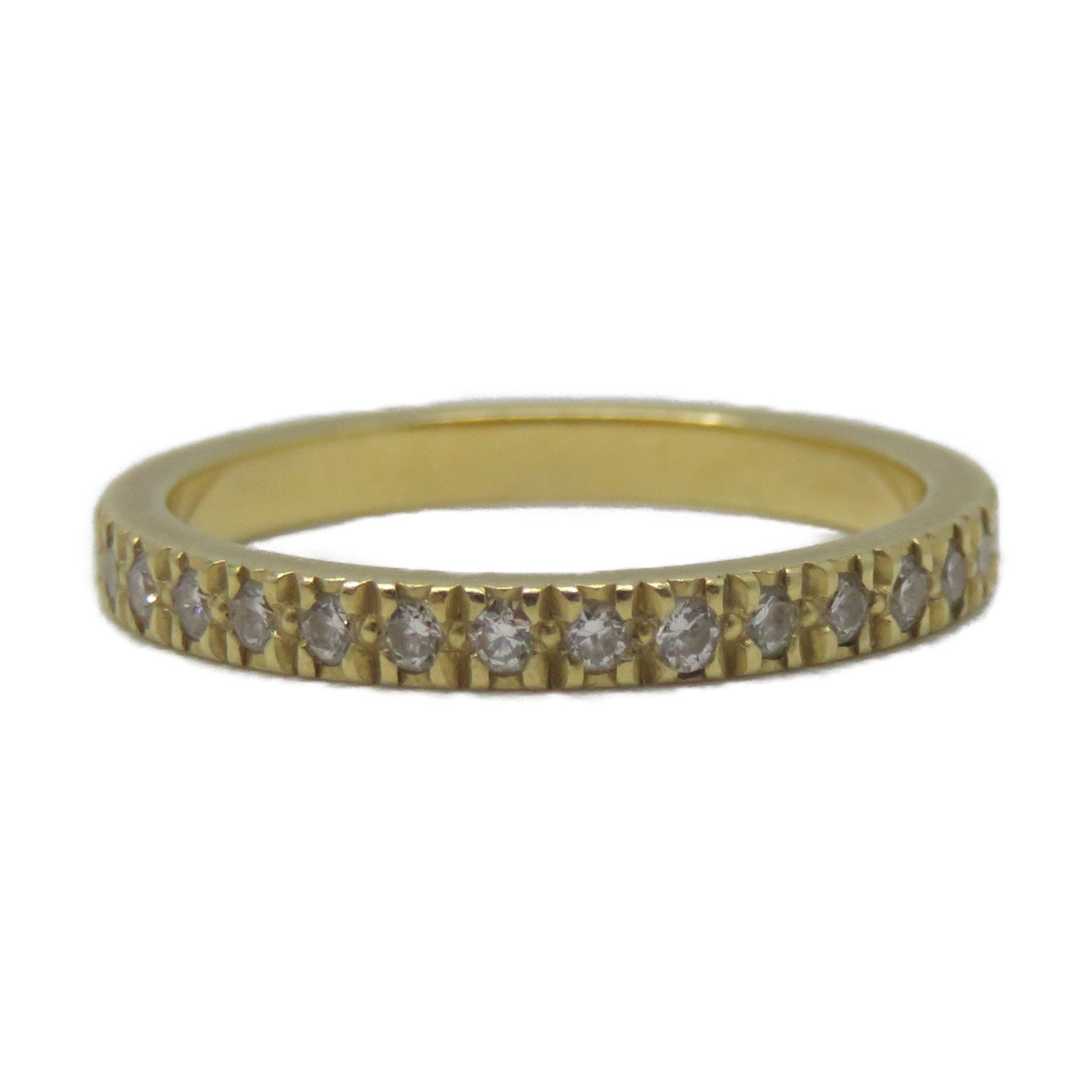 TIFFANY＆CO 18K黃金Diamond Ring戒指US#8
