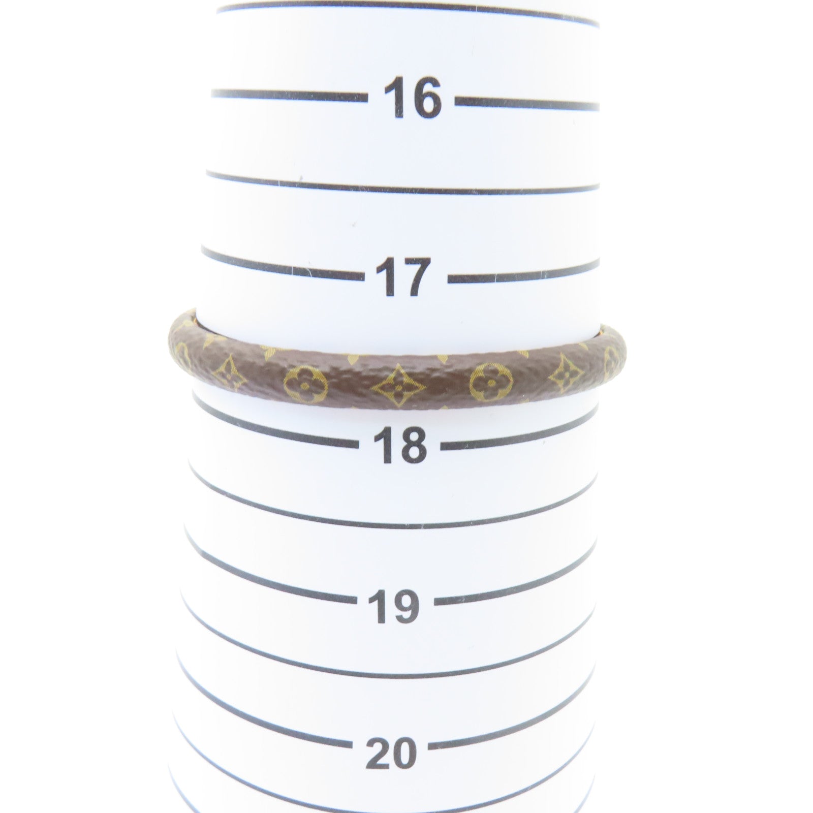 LOUIS VUITTON Monogram/金屬Bracelet手鏈棕色/金色
