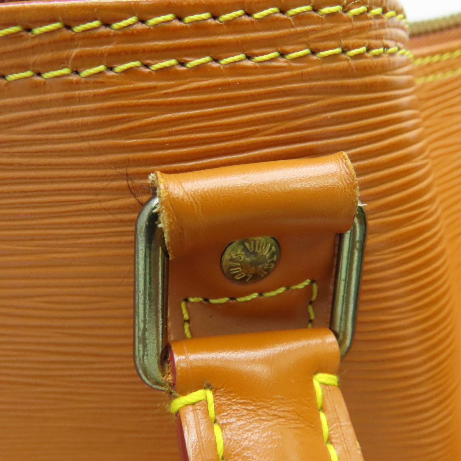 LOUIS VUITTON Epi Keepall 50 Boston Bag金扣波士頓包啡色