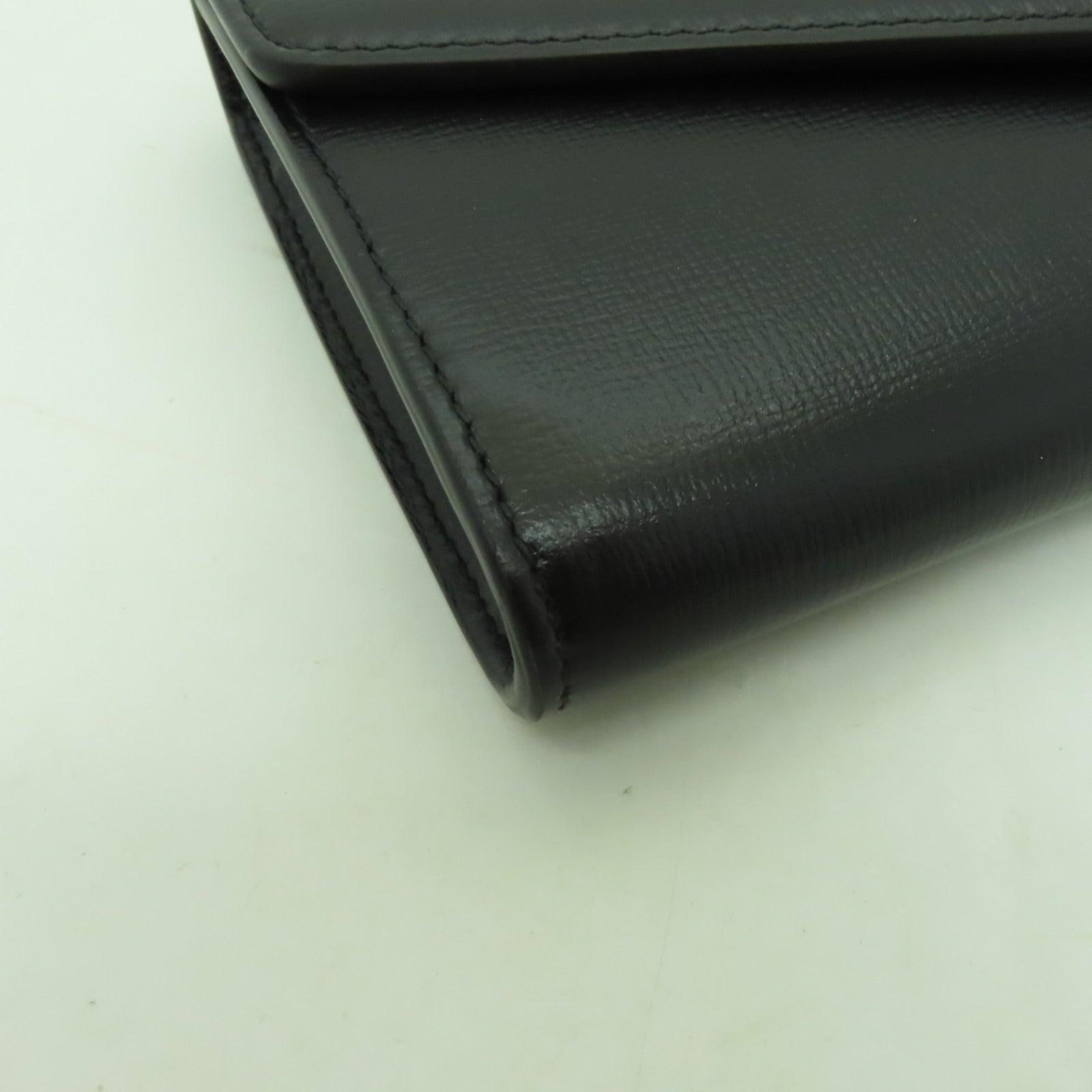 GUCCI 牛皮皮革Broadway Clutch Bag金扣手拿包黑色