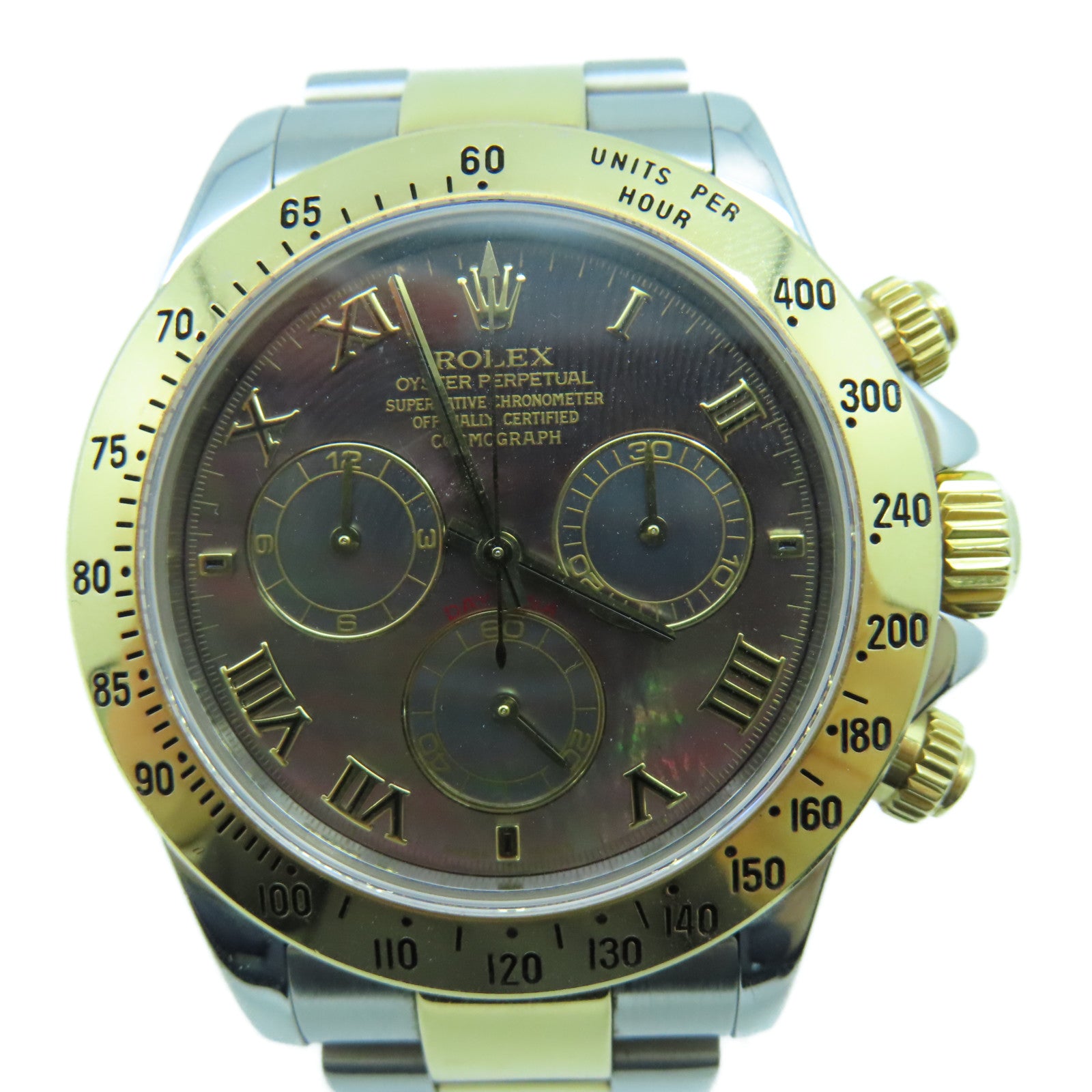 ROLEX Daytona 40mm18K/不鏽鋼手錶自動機芯彩色