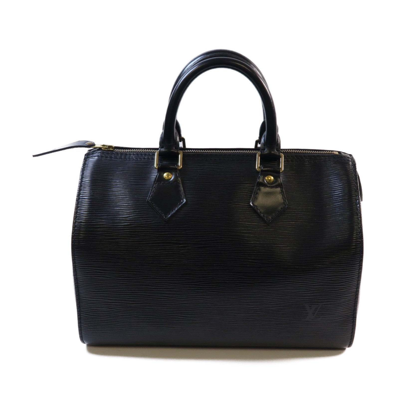 LOUIS VUITTON Epi Speedy 30金扣手挽袋黑色