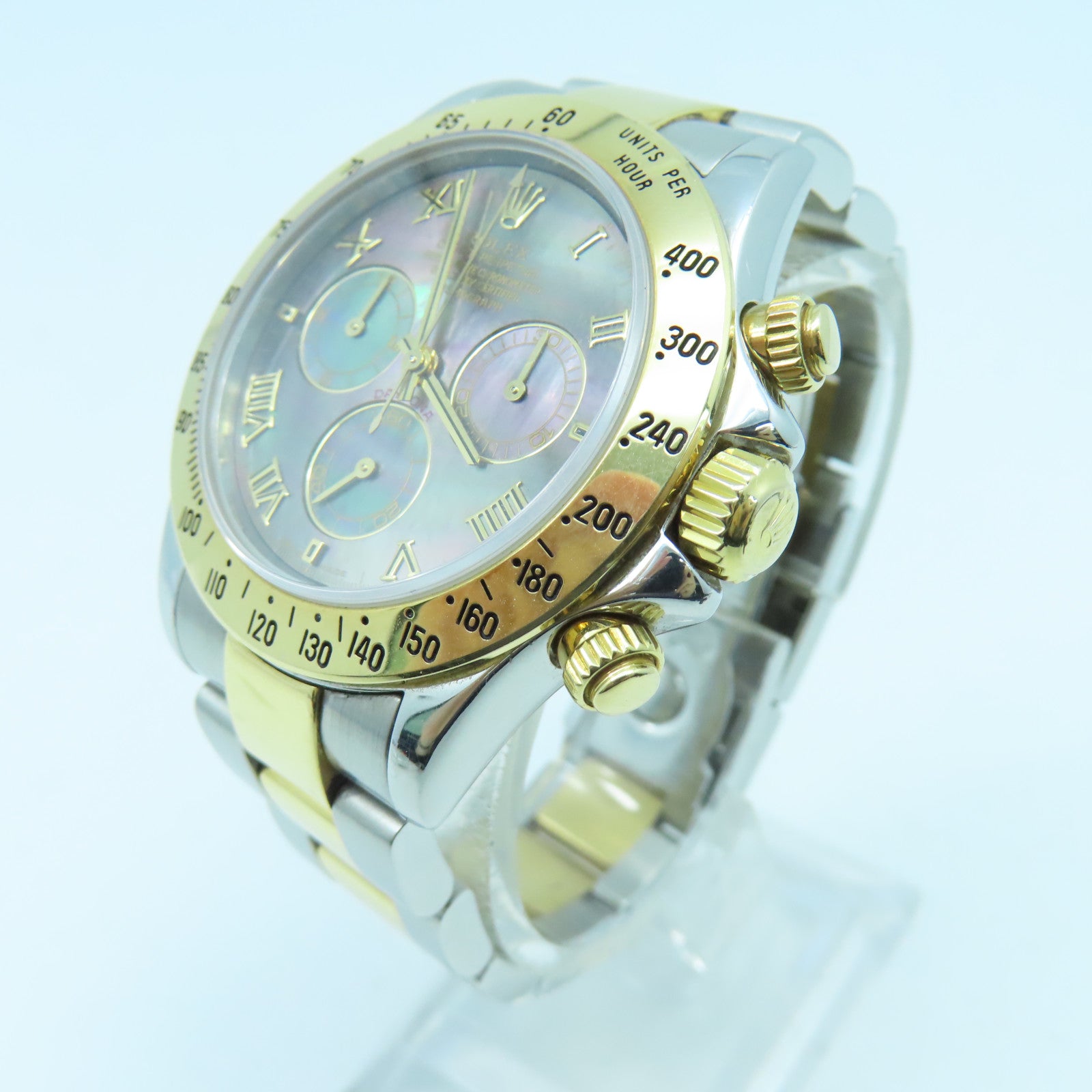 ROLEX Daytona 40mm18K/不鏽鋼手錶自動機芯彩色