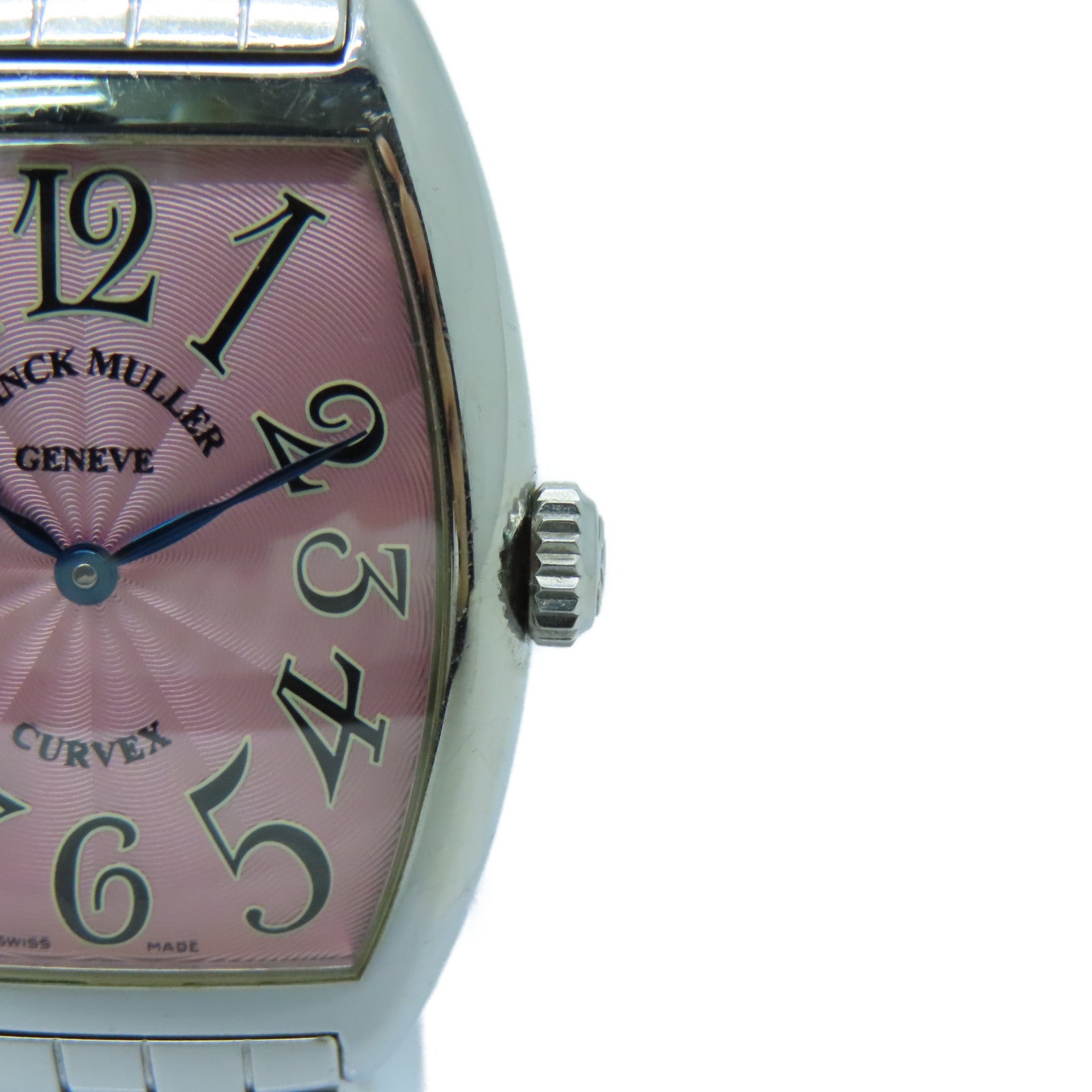 FRANCK MULLER Cintree Curvex 29mm不鏽鋼手錶石英機芯粉紅色
