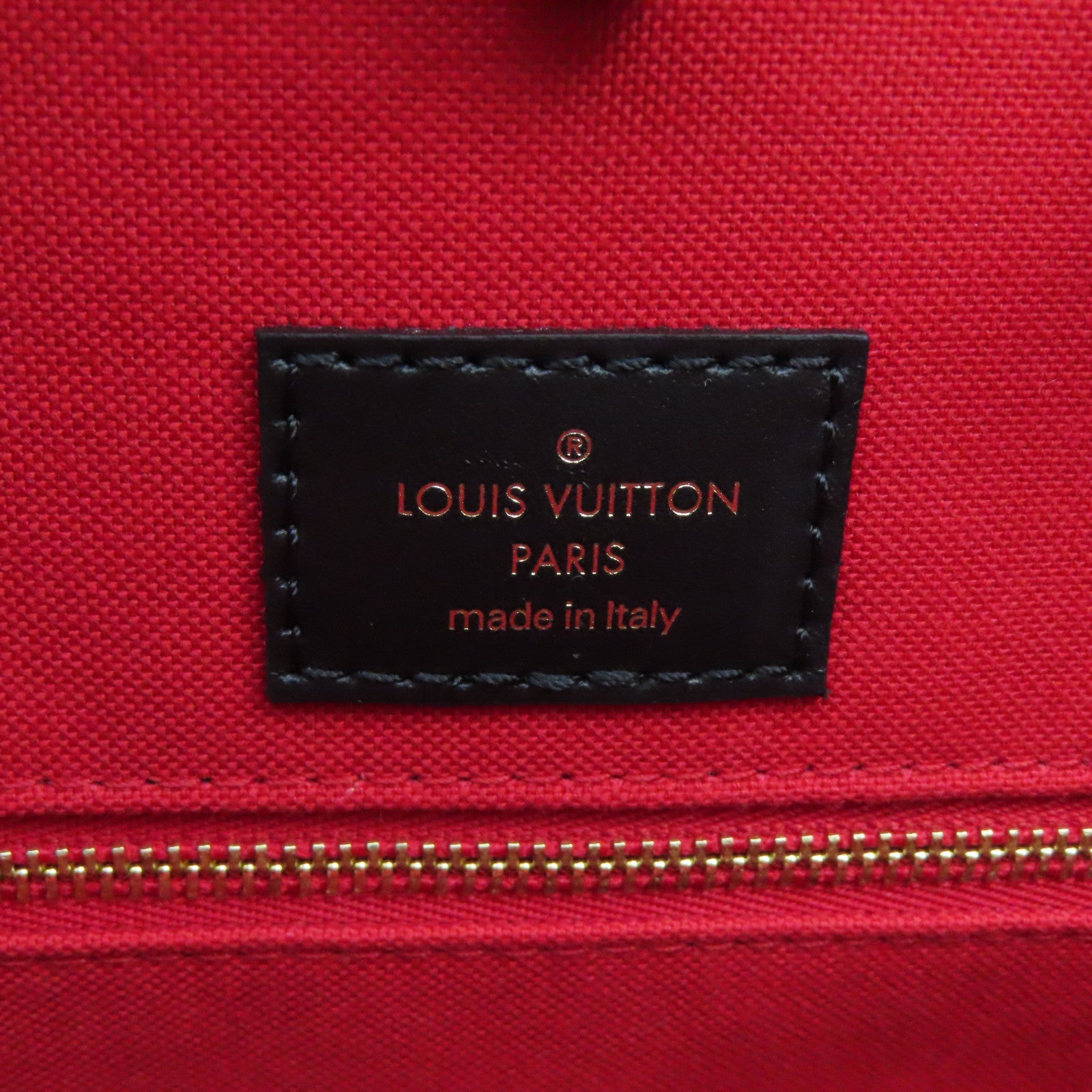 LOUIS VUITTON Monogram Giant On The Go MM金扣手挽袋啡色
