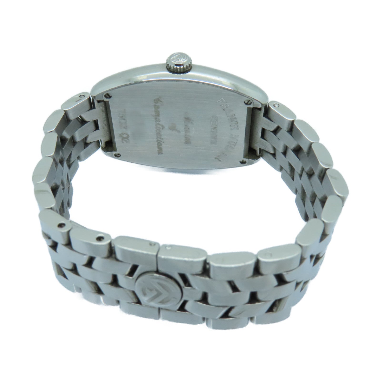 FRANCK MULLER Cintree Curvex 29mm不鏽鋼手錶石英機芯粉紅色