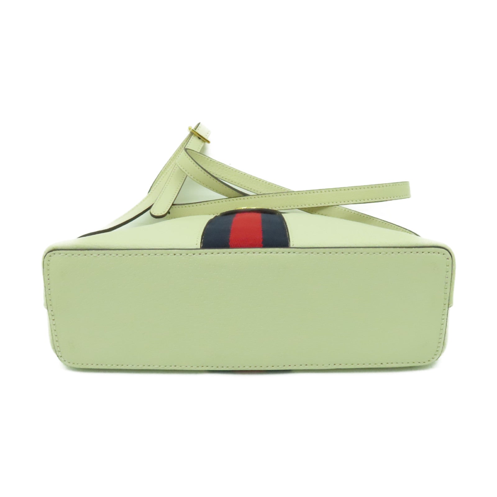 GUCCI 【激減優惠】牛皮皮革Ophidia GG金扣肩背袋白色