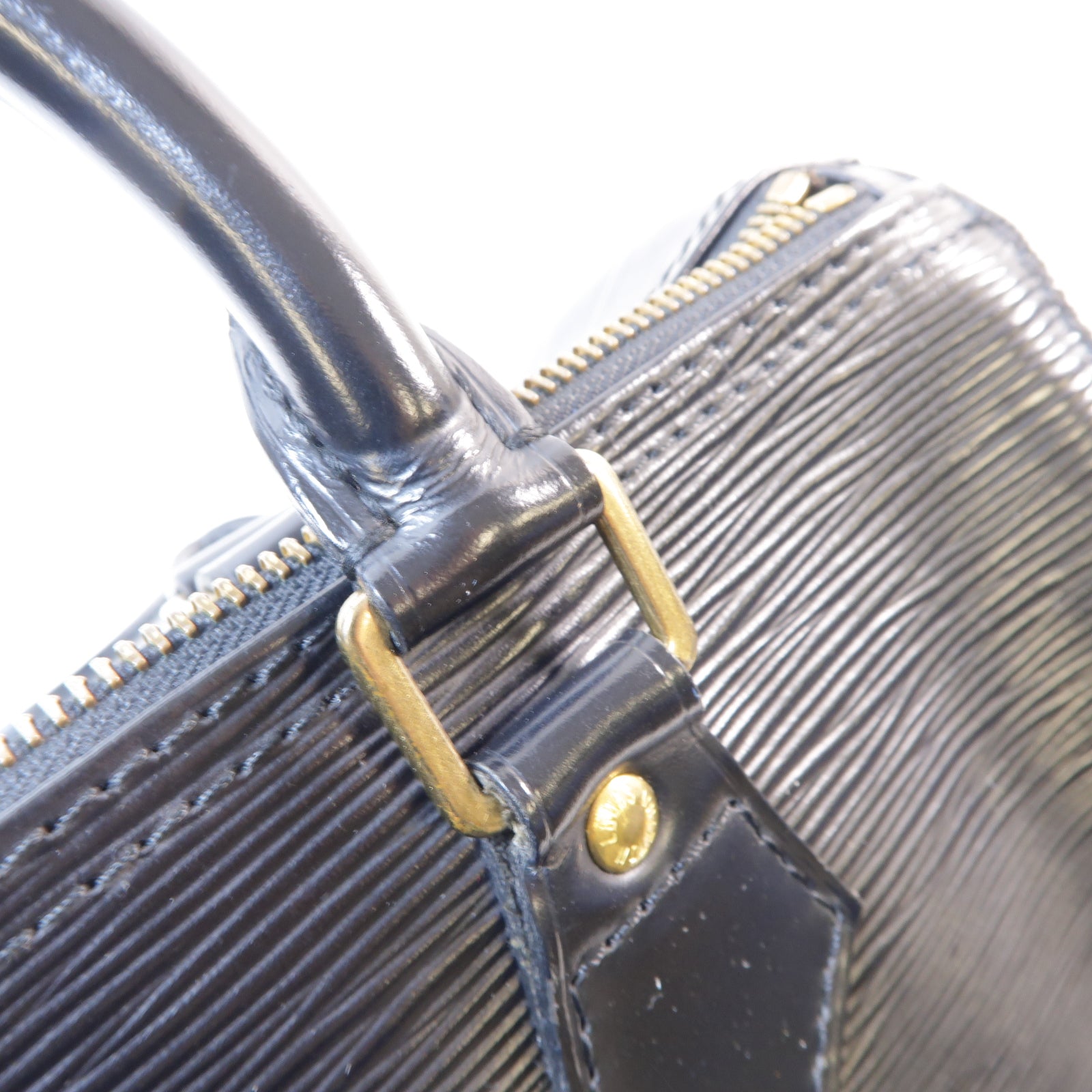 LOUIS VUITTON Epi Speedy 30金扣手挽袋黑色