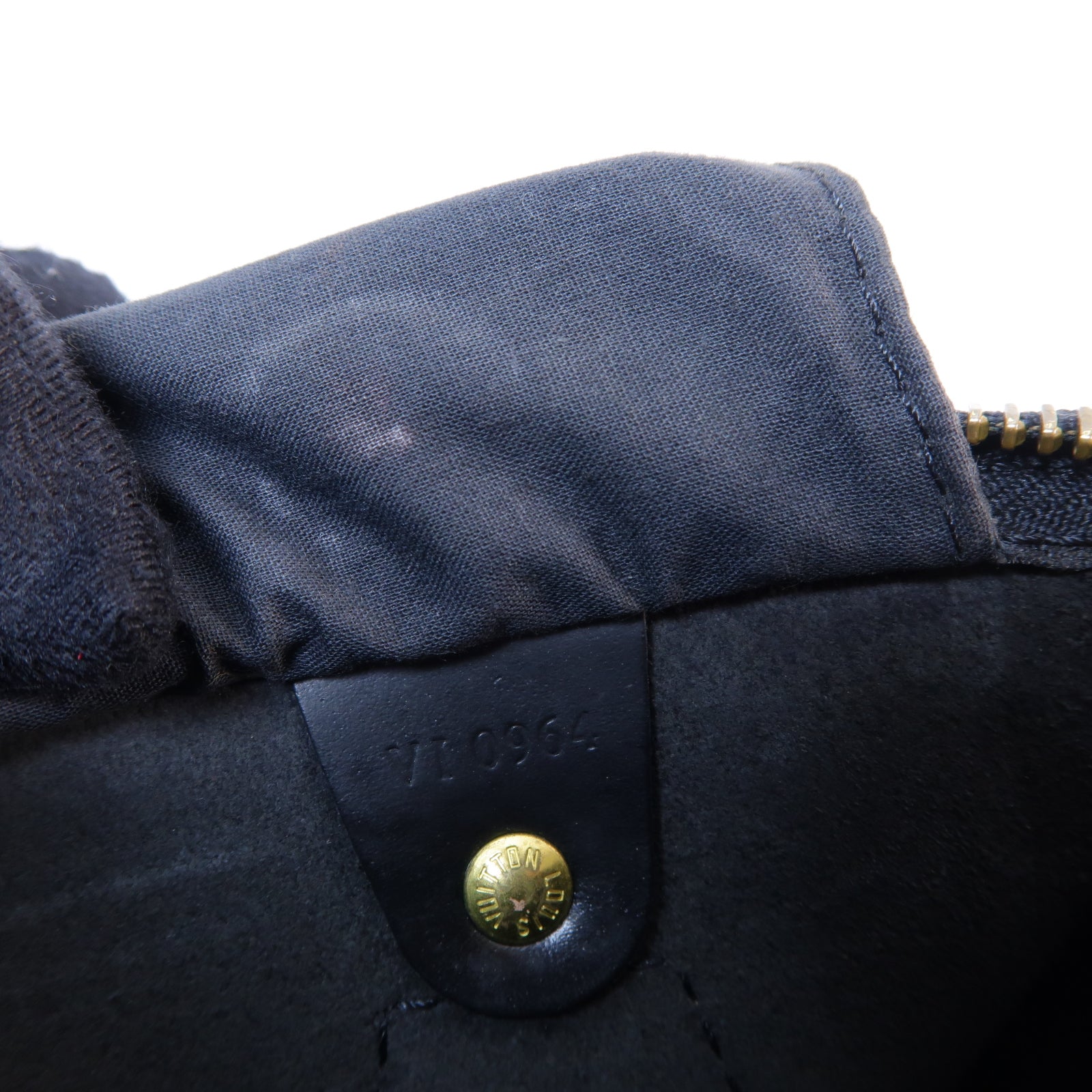 LOUIS VUITTON Epi Speedy 30金扣手挽袋黑色