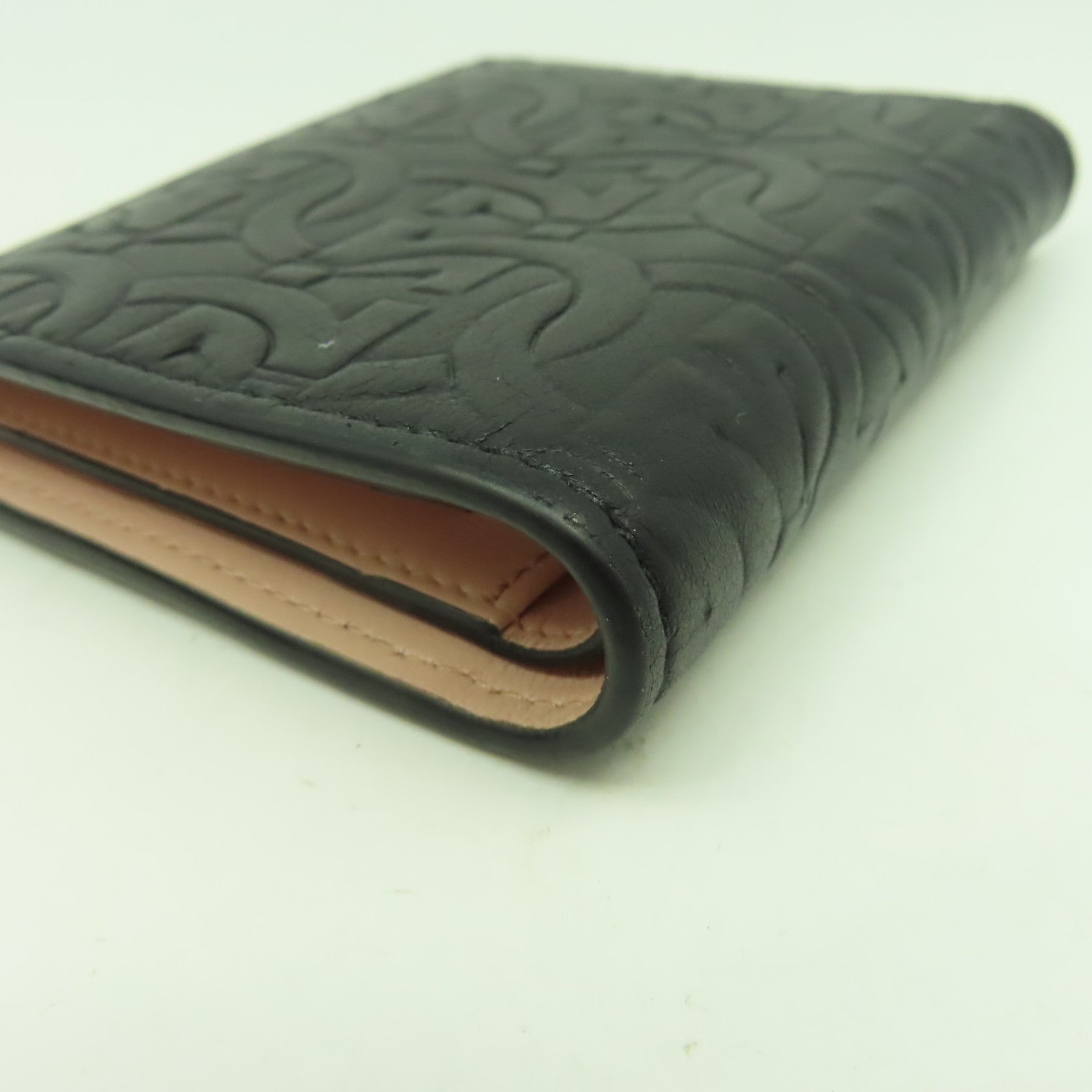 Salvatore Ferragamo 牛皮皮革Wallet金扣錢包黑色