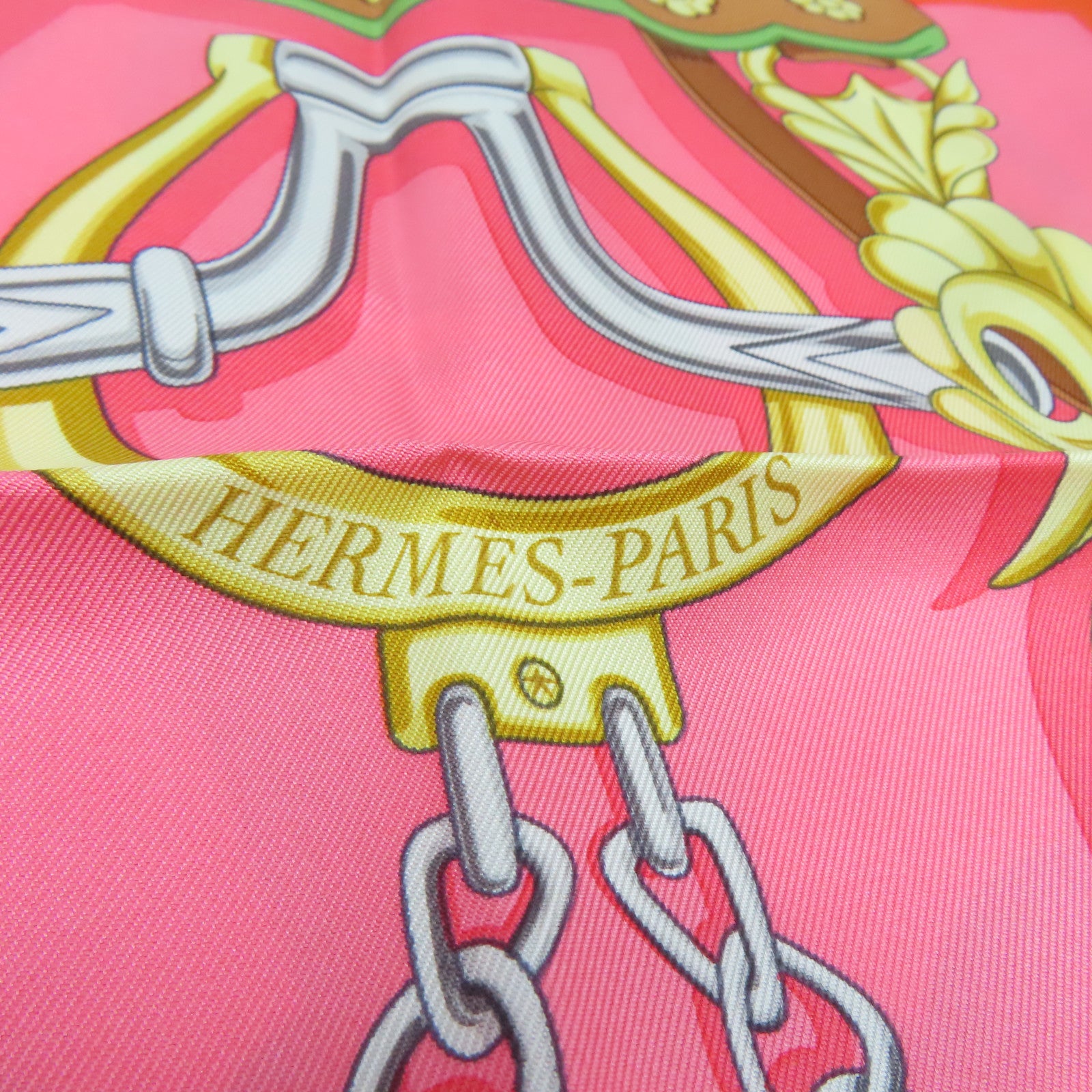 HERMES Silk Scarf Scarf Color