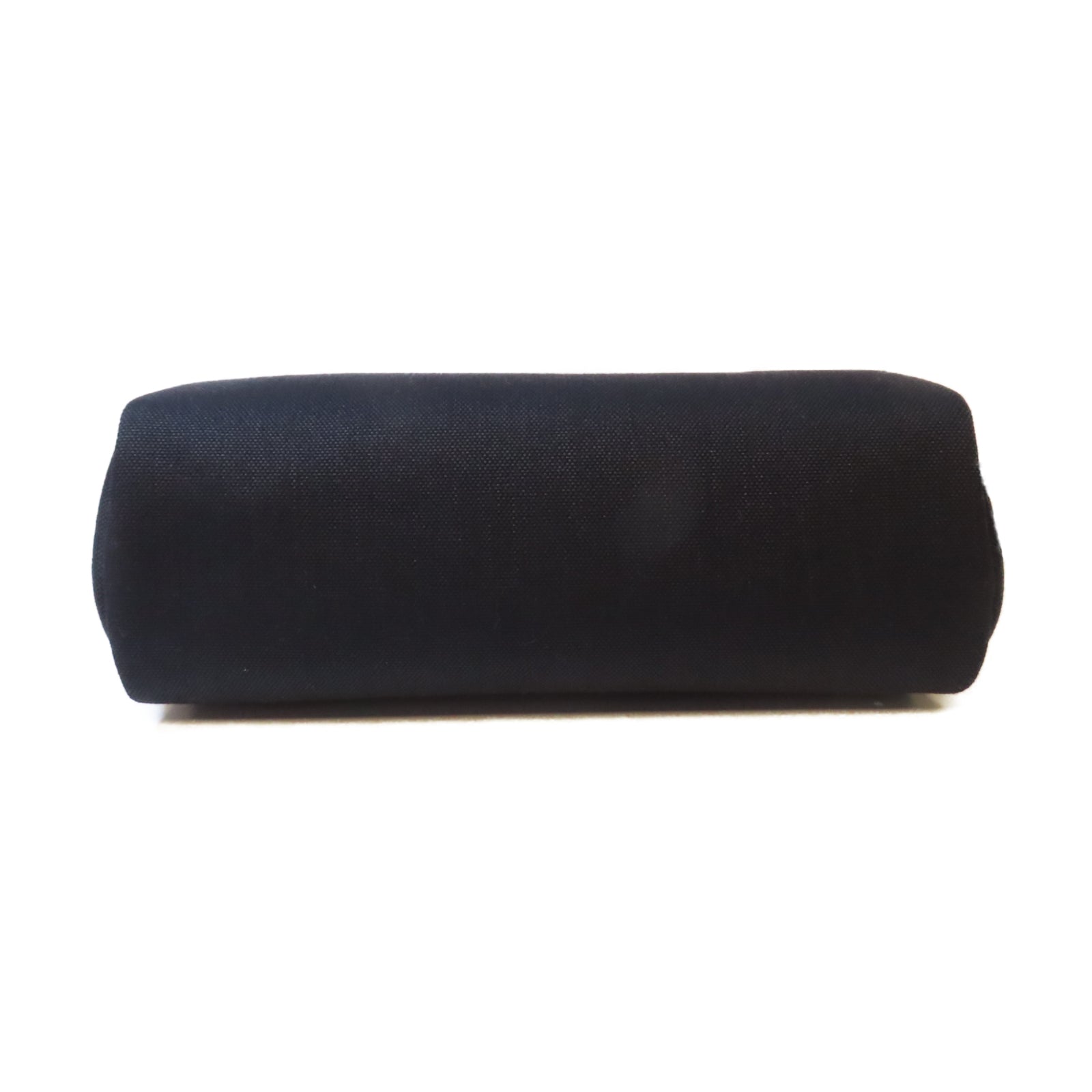 HERMES 帆布Herbag PM銀扣手挽肩背兩用袋Noir黑色