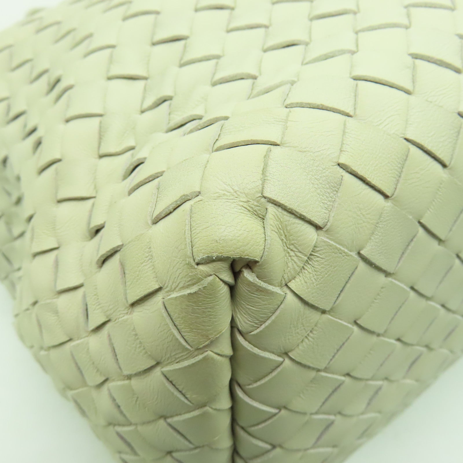 BOTTEGA VENETA 羊皮皮革Shoulder Bag肩背袋米色