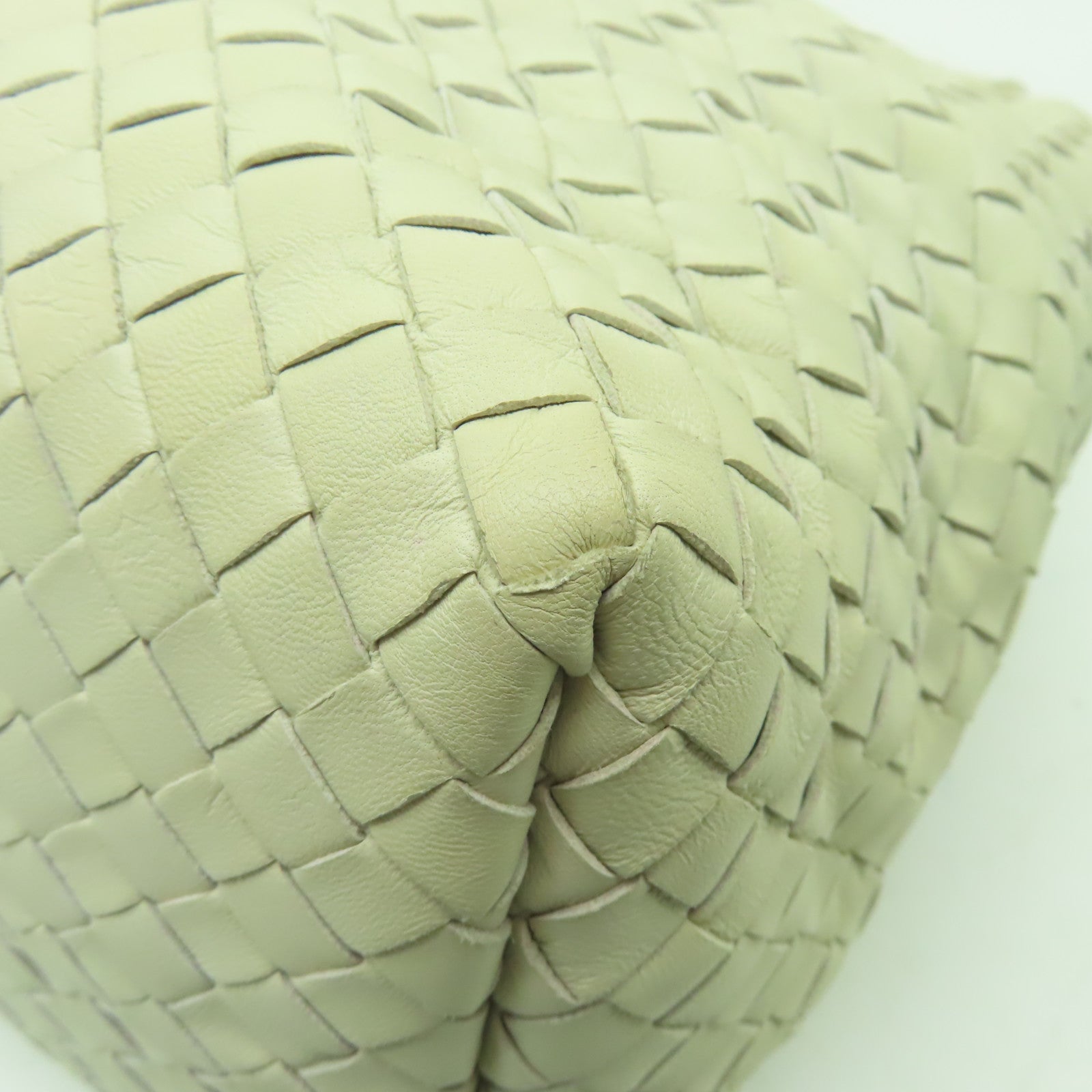 BOTTEGA VENETA 羊皮皮革Shoulder Bag肩背袋米色