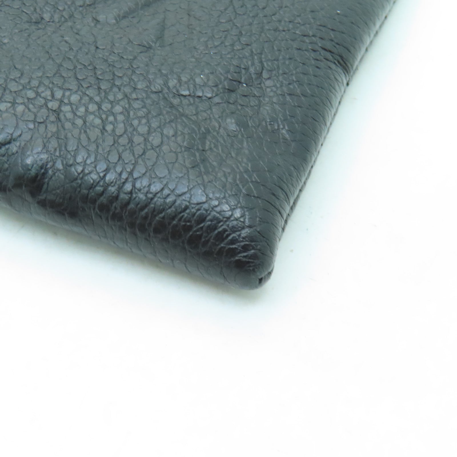 LOUIS VUITTON Monogram Empreinte Daily Pouch金扣手拿包黒色