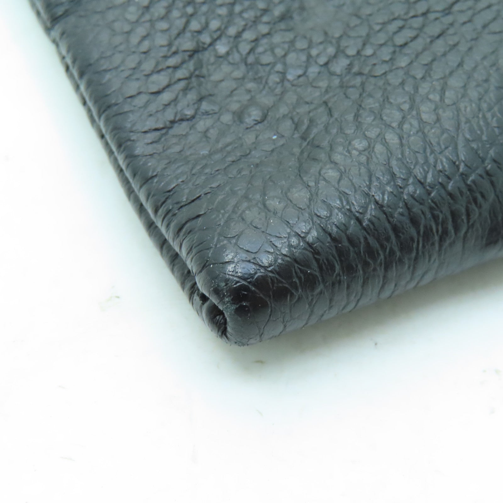 LOUIS VUITTON Monogram Empreinte Daily Pouch金扣手拿包黒色