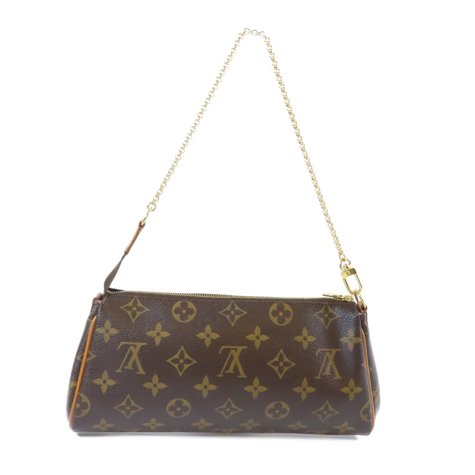 LOUIS VUITTON Monogram Eva金扣手挽肩背兩用袋啡色