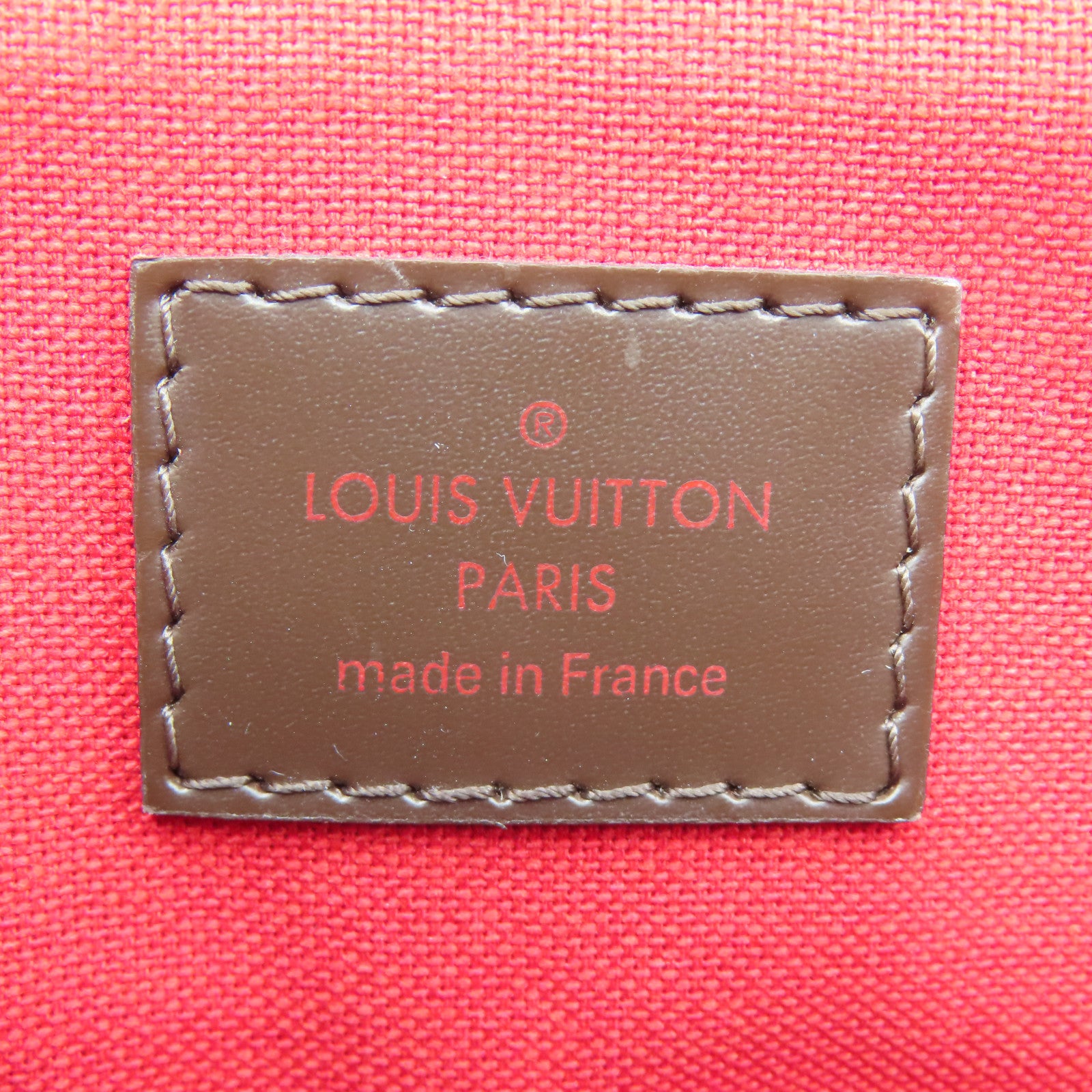 LOUIS VUITTON Damier Weekender GM金扣手挽袋啡色