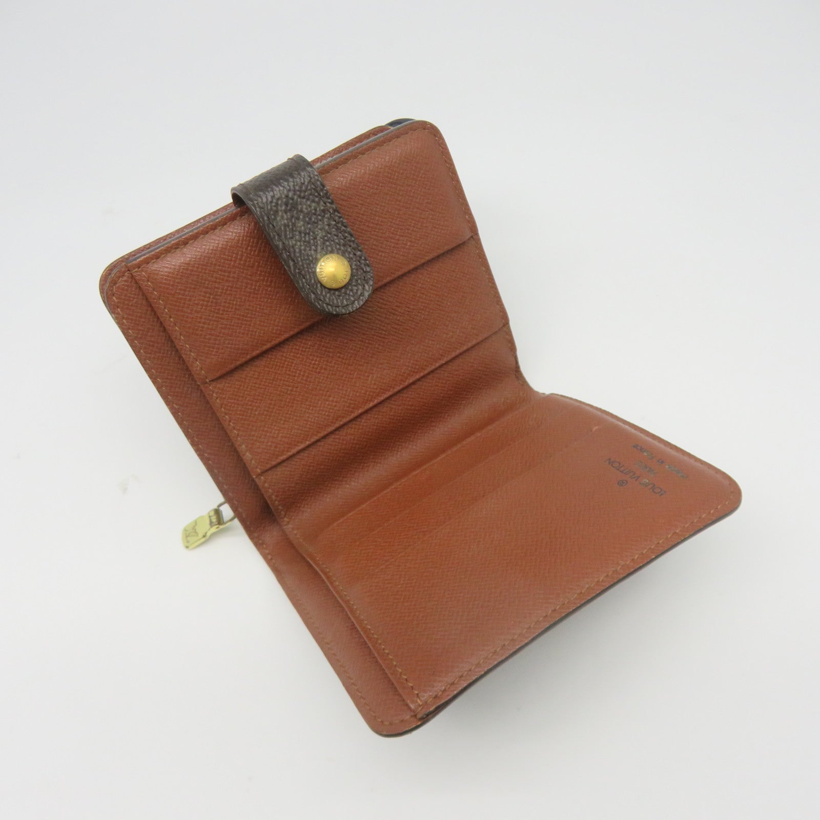 LOUIS VUITTON Monogram Wallet金扣錢包棕色