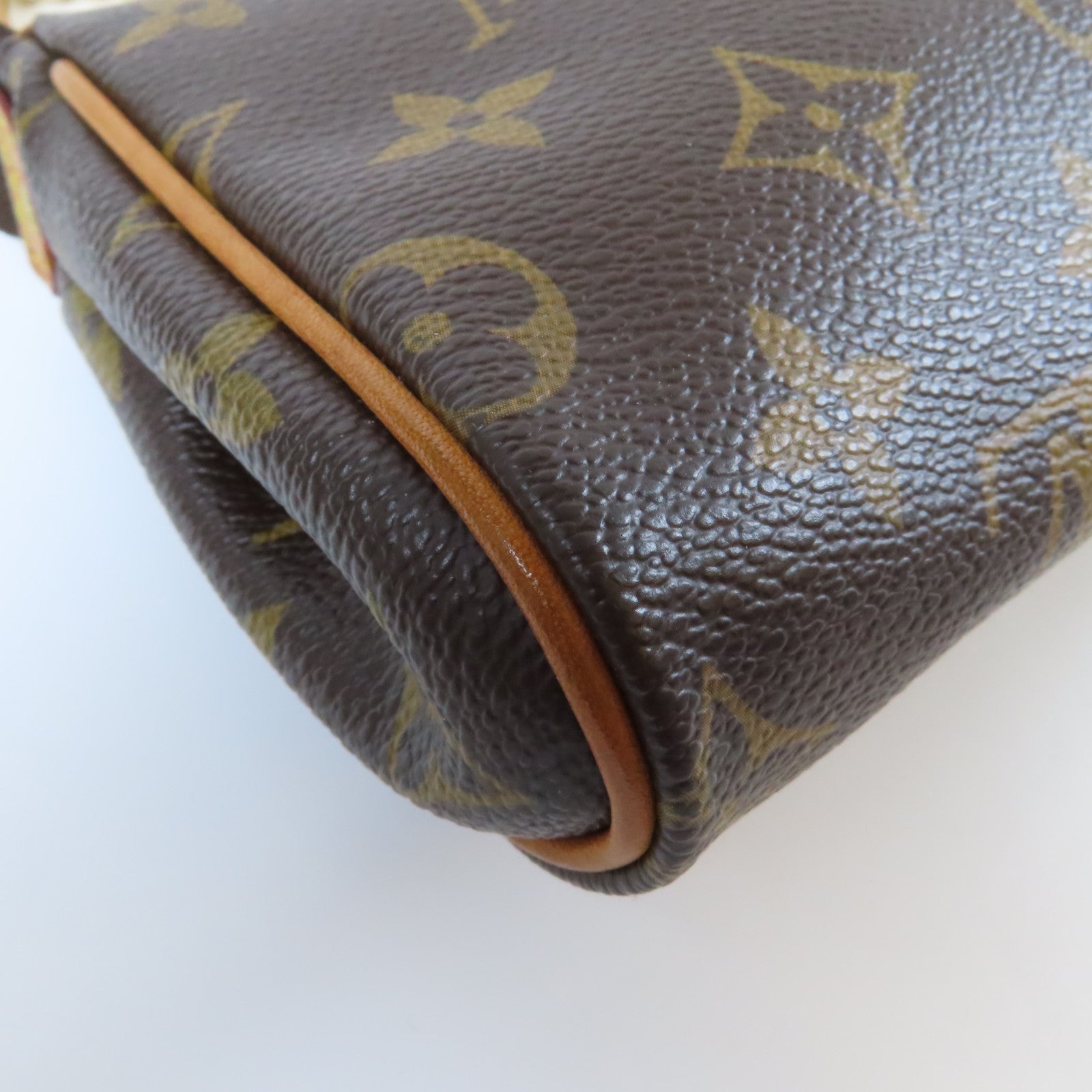 LOUIS VUITTON Monogram Eva金扣手挽肩背兩用袋啡色
