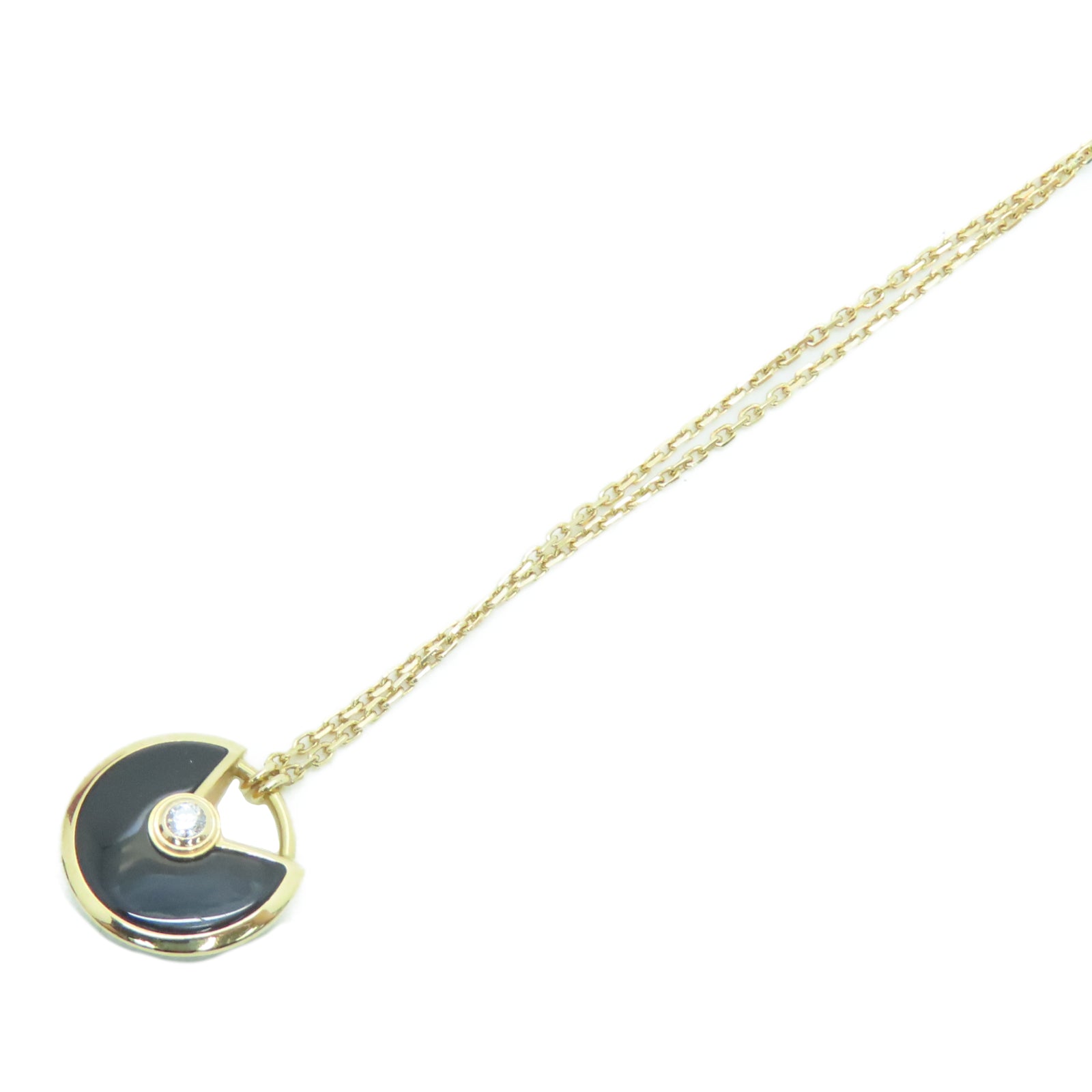 CARTIER 18K Rose Gold Amutte De Cartier Necklace