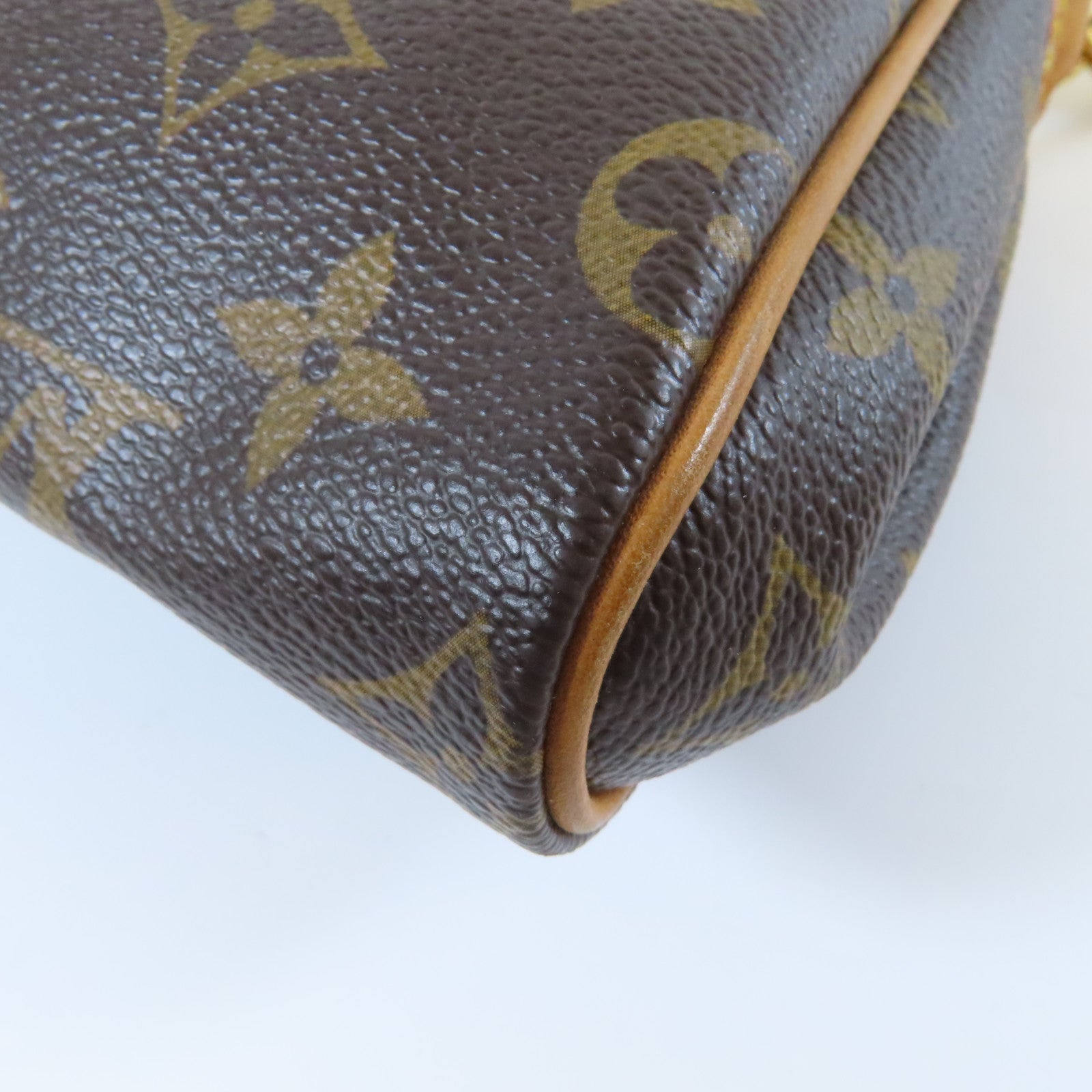 LOUIS VUITTON Monogram Eva金扣手挽肩背兩用袋啡色
