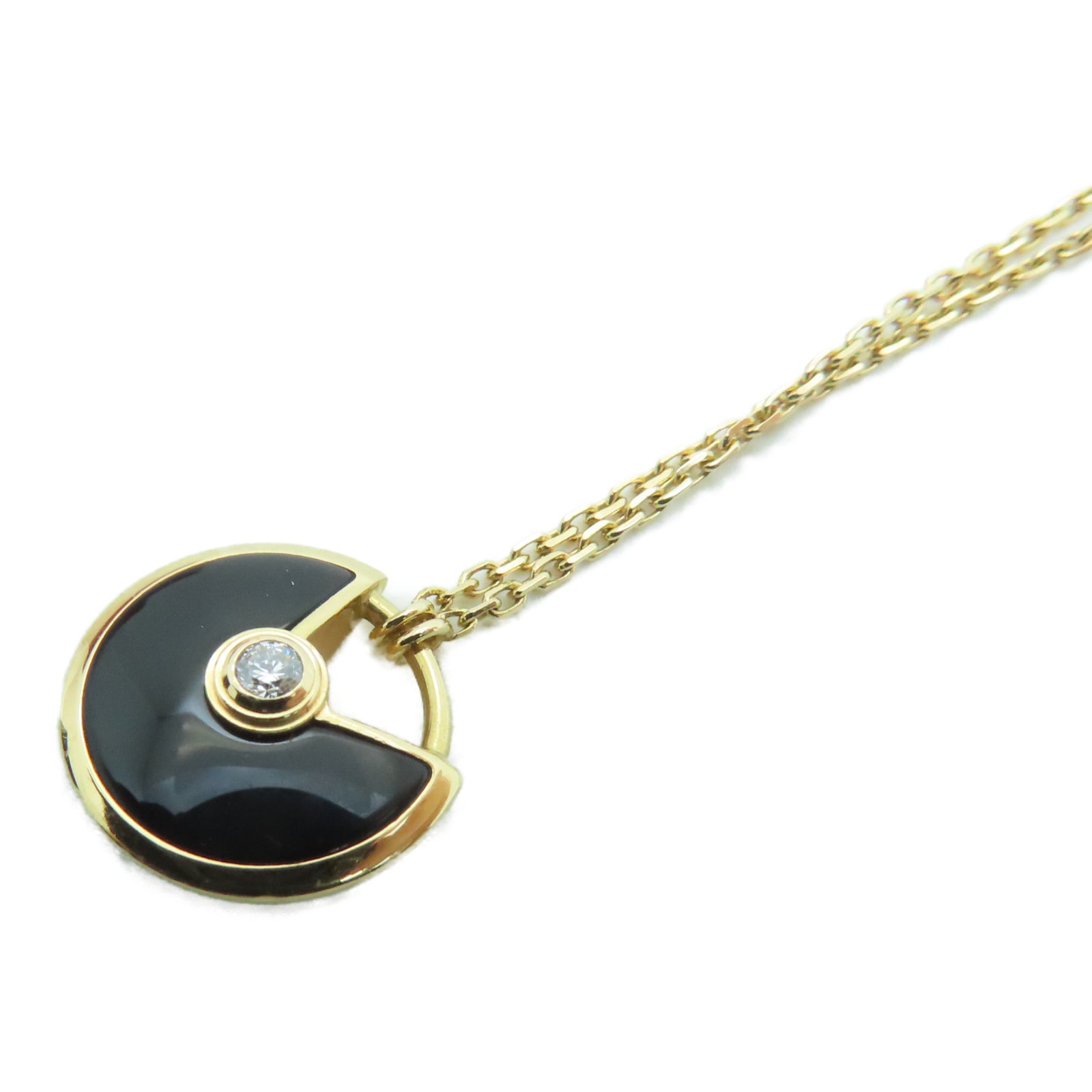 CARTIER 18K Rose Gold Amutte De Cartier Necklace
