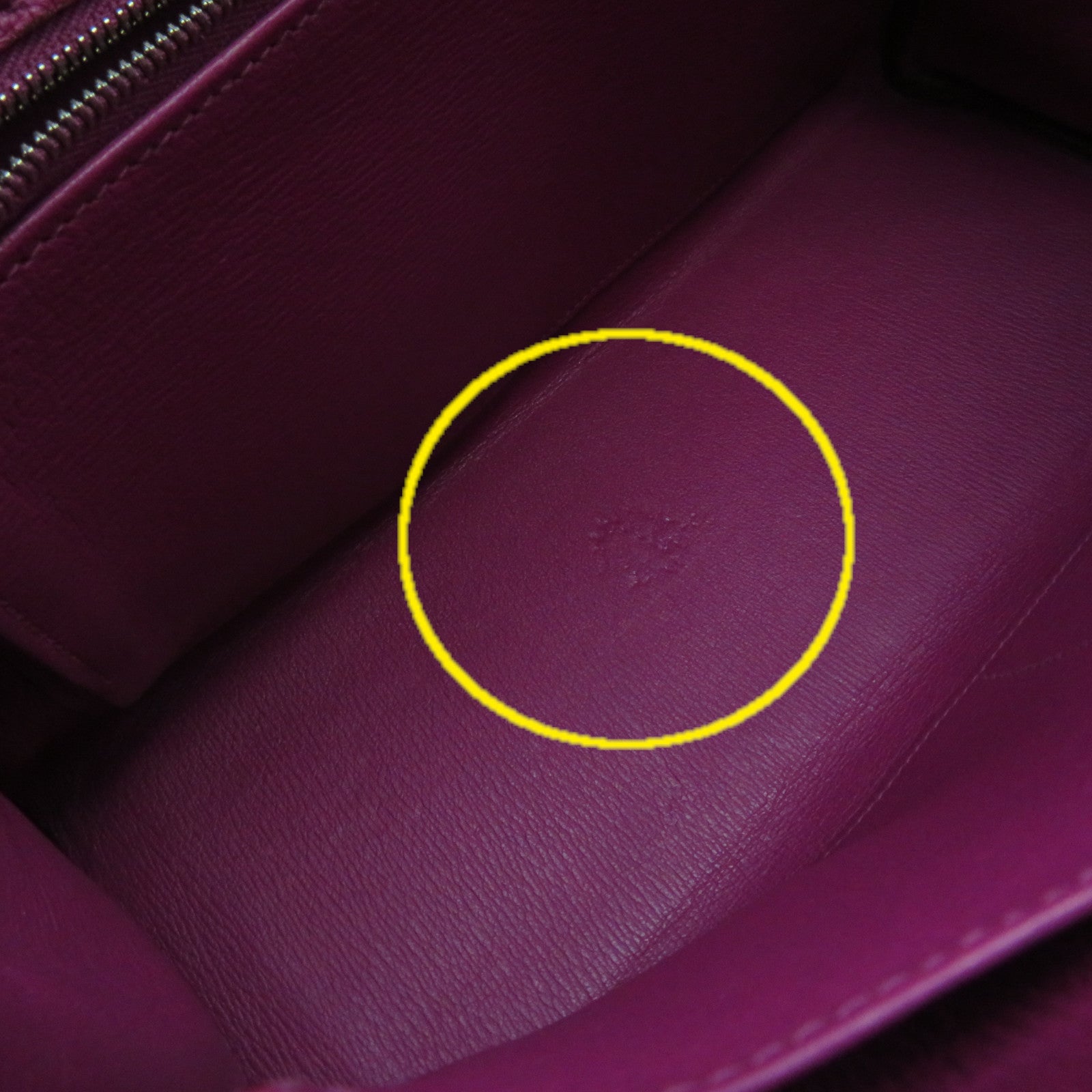 HERMES Togo Leather Kelly 32 2Way Hand Bag Silver Buckle Handle Shoulder Backpack Tosca Fuchsia