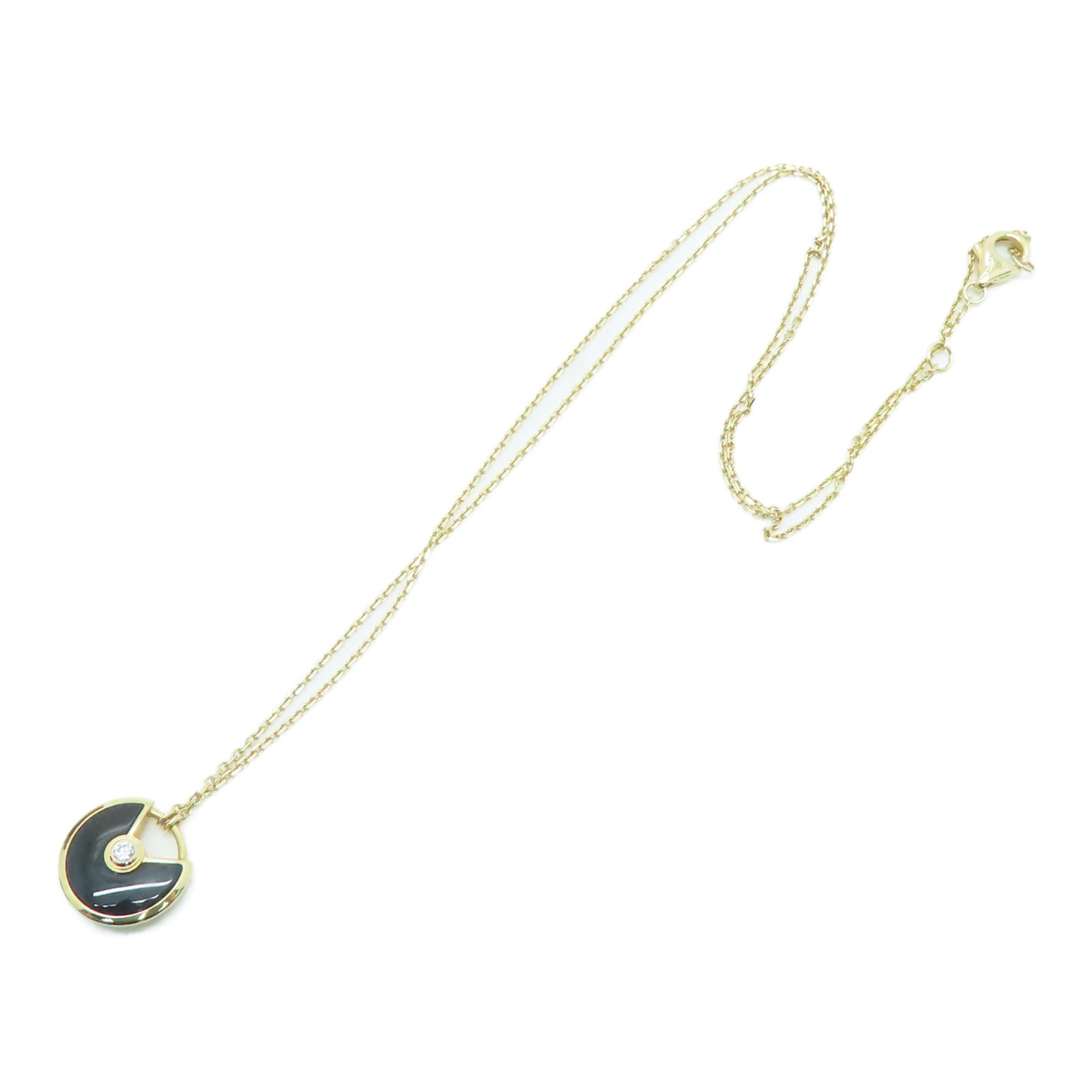 CARTIER 18K Rose Gold Amutte De Cartier Necklace