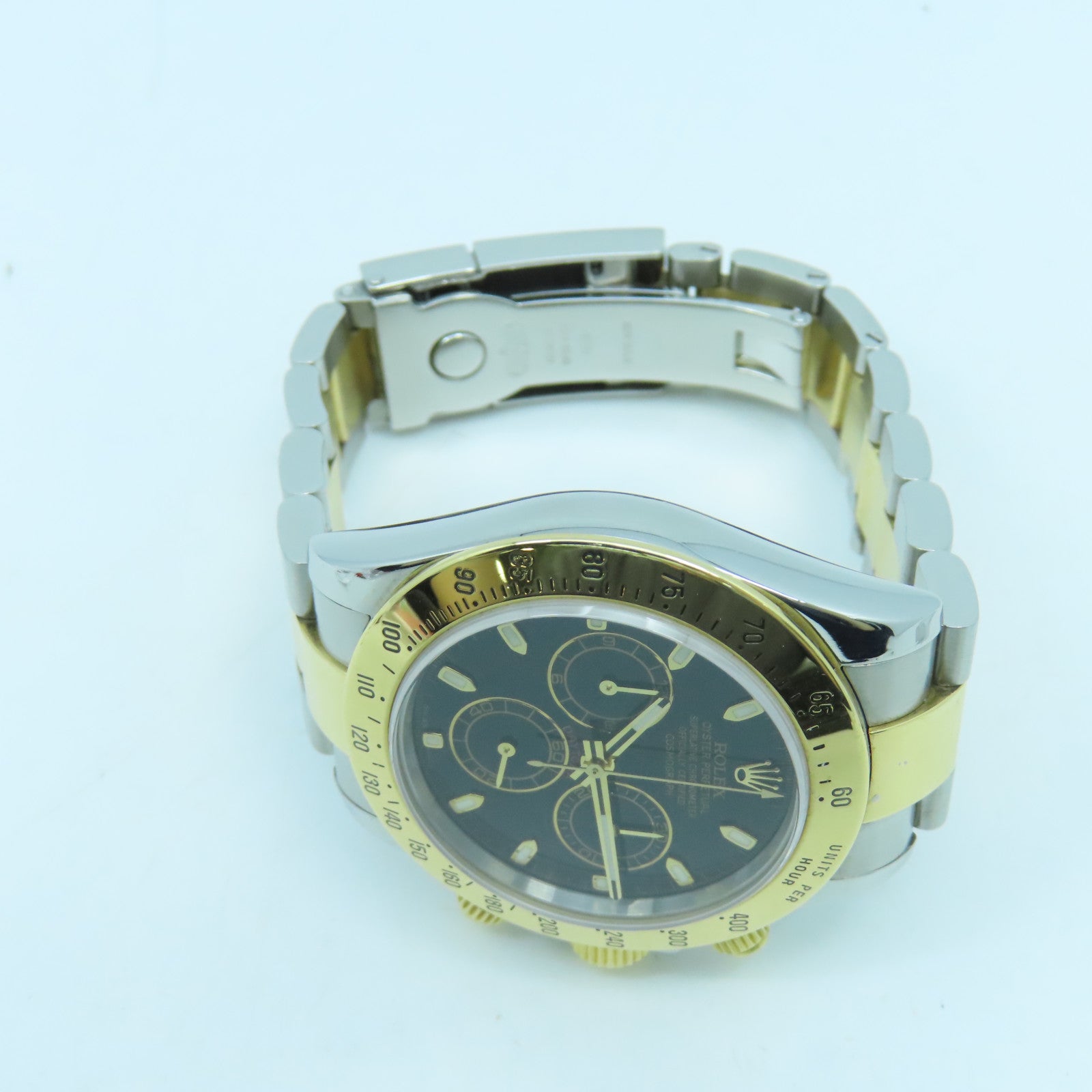 ROLEX Daytona 40mm Automatic Watch18K/不鏽鋼手錶自動機芯黑色