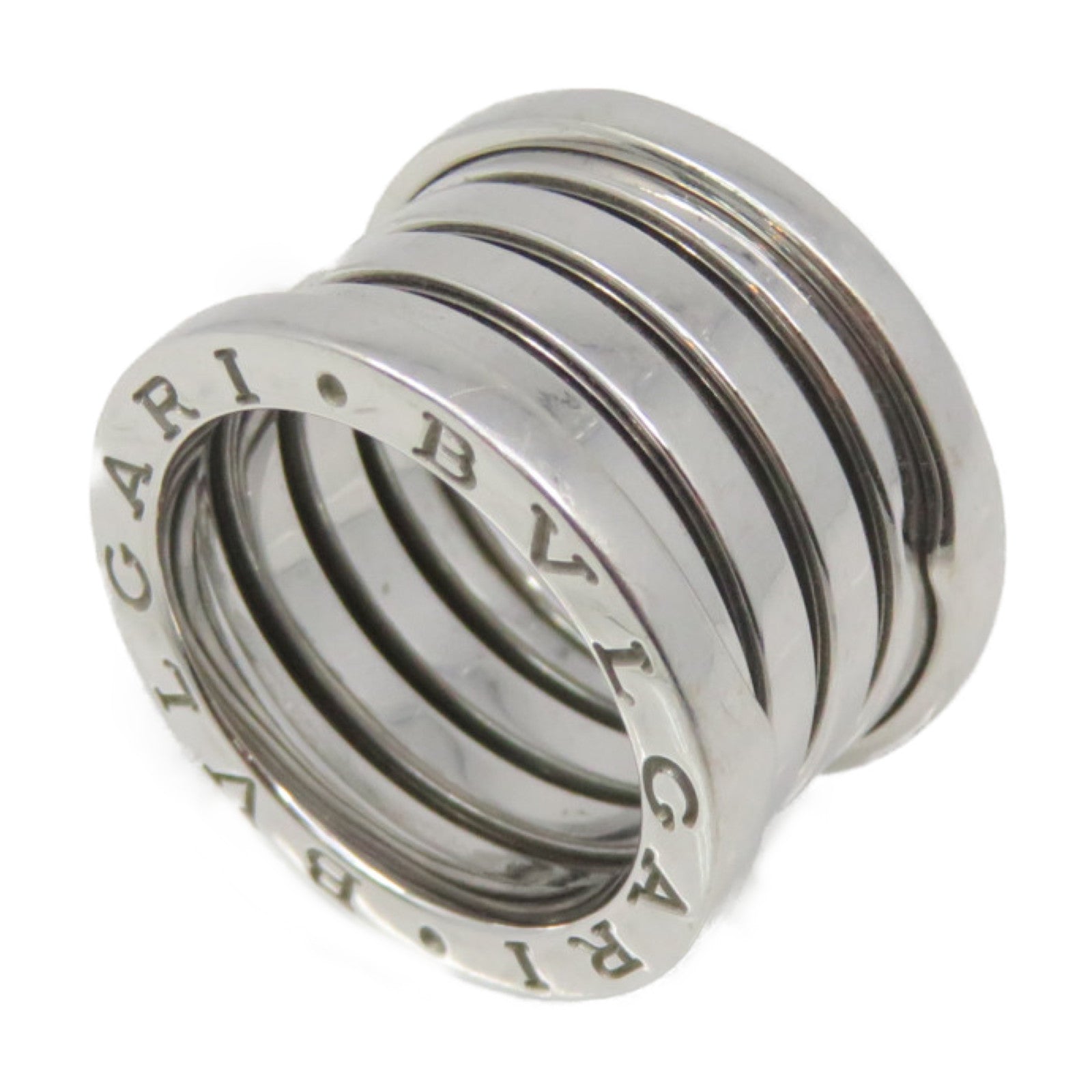 BVLGARI 18K白金B-zero Ring戒指BVLGARI#50/#5