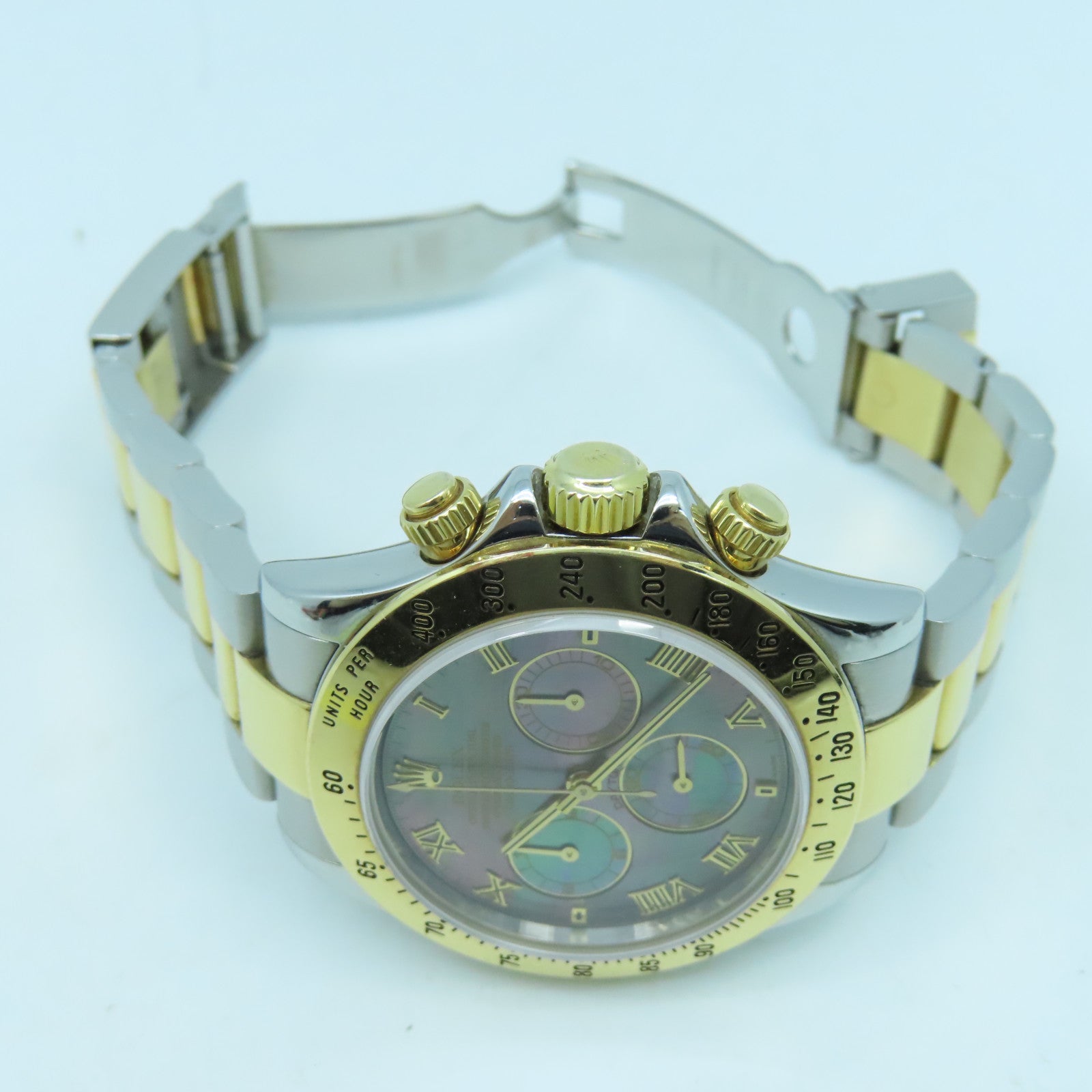 ROLEX Daytona 40mm18K/不鏽鋼手錶自動機芯彩色