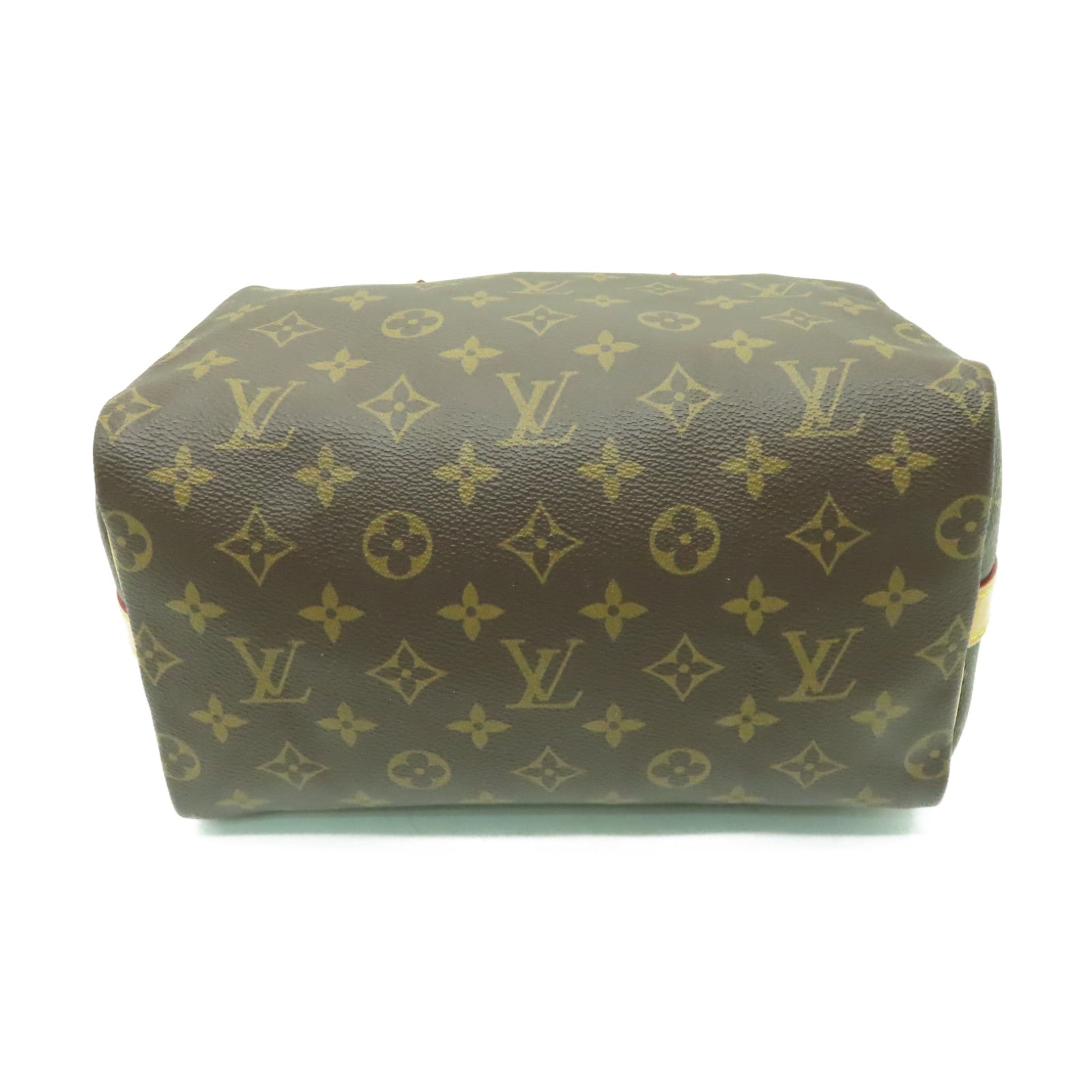 LOUIS VUITTON Monogram Speedy 25金扣手挽肩背兩用袋啡色