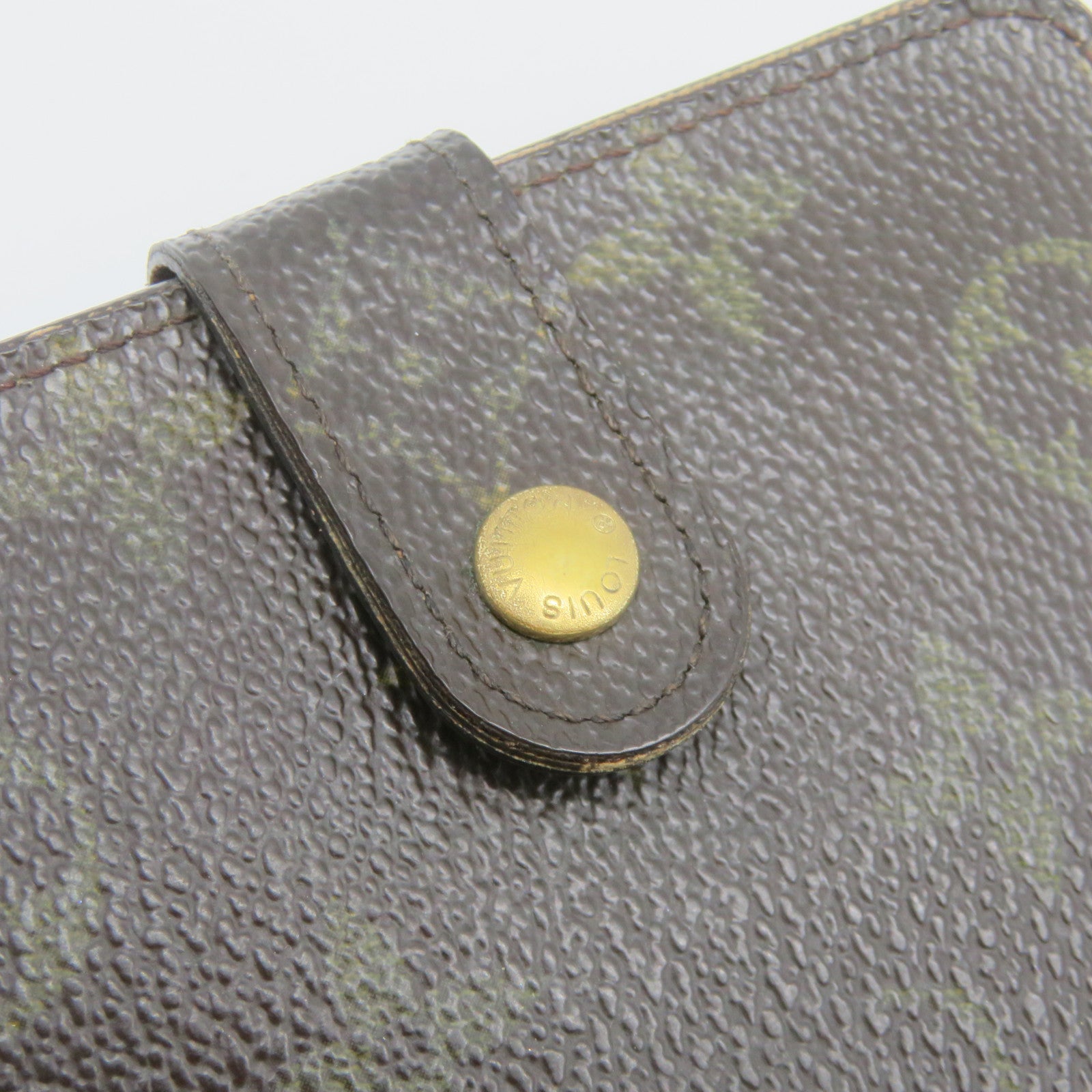 LOUIS VUITTON Monogram Wallet金扣錢包棕色