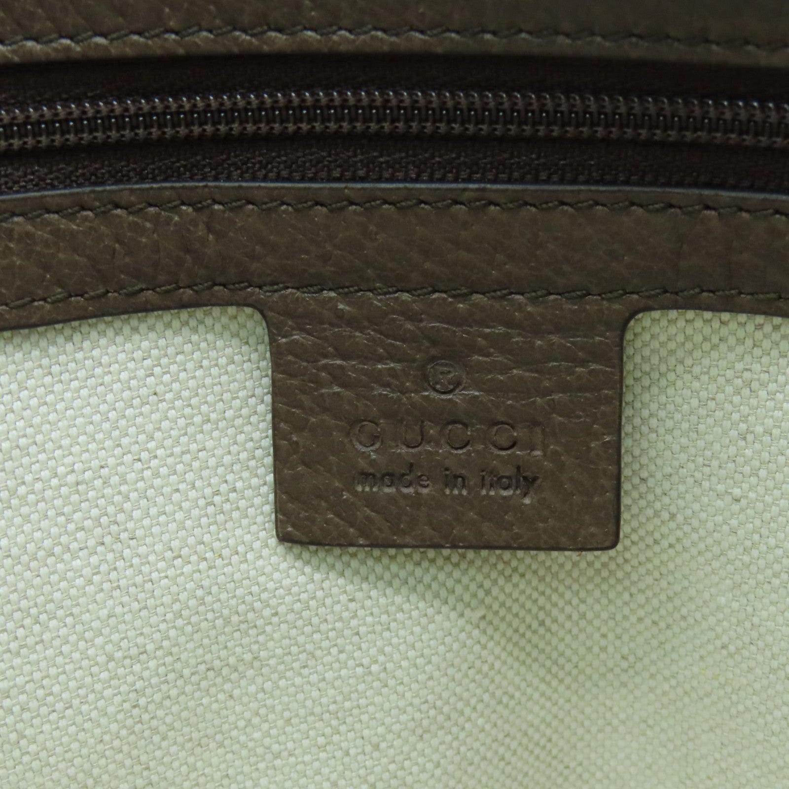 GUCCI Coated Canvas GG Supreme Ophidia GG Gold Buckle Clutch Brown/Beige