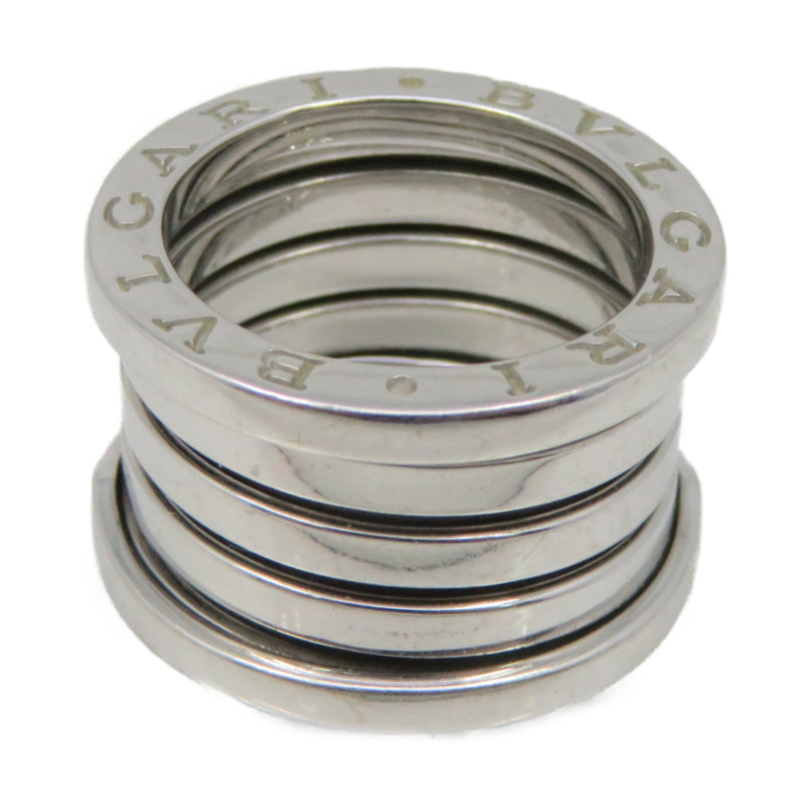 BVLGARI 18K白金B-zero Ring戒指BVLGARI#50/#5