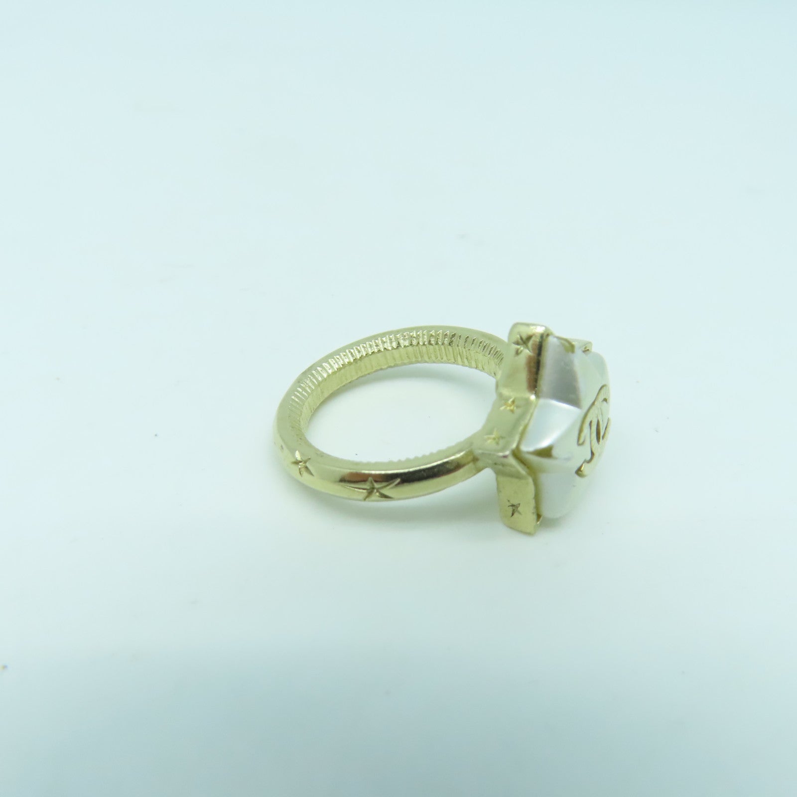 CHANEL 金屬Ring戒指US#5金色/銀色