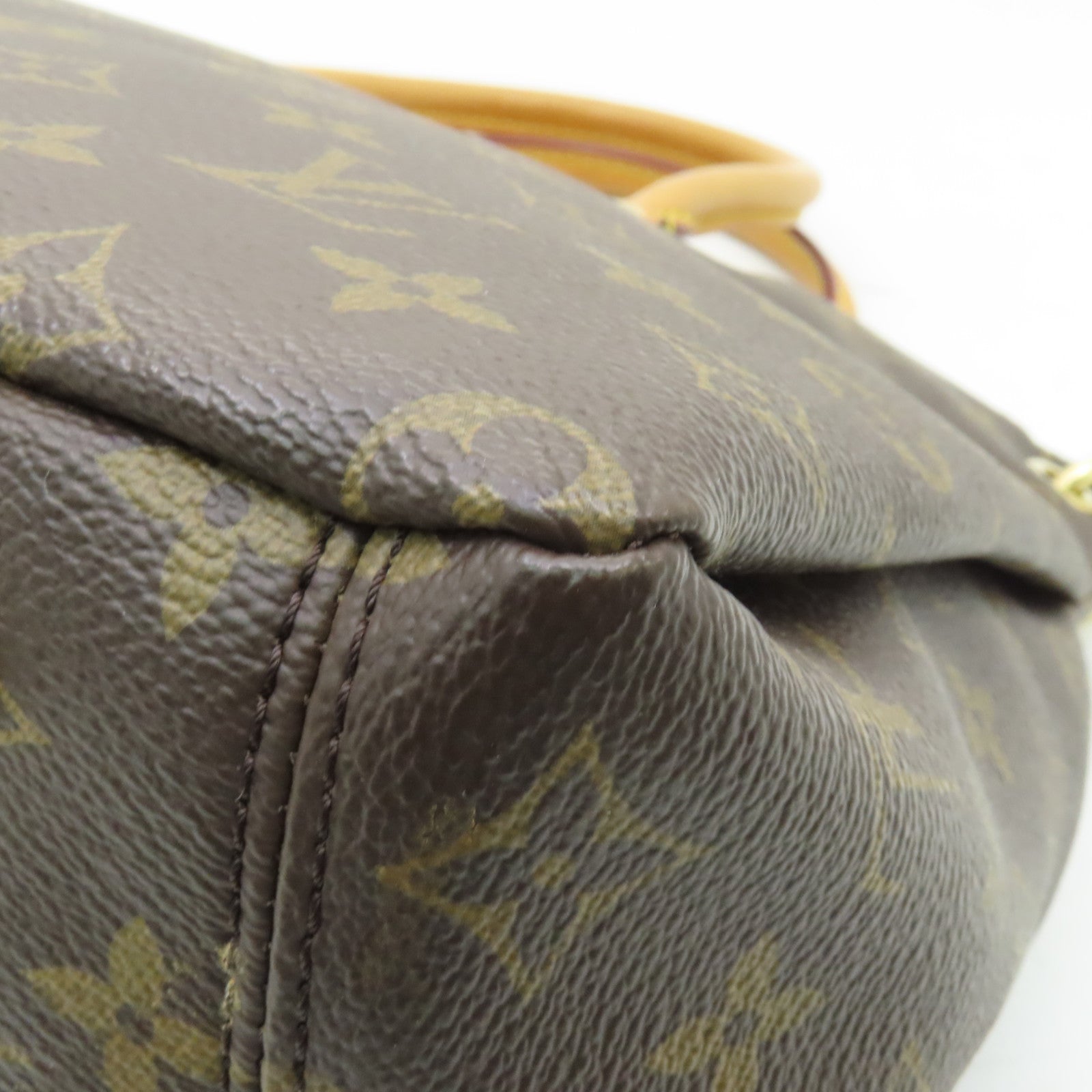 LOUIS VUITTON Monogram Pallas MM金扣手挽肩背兩用袋酒紅色