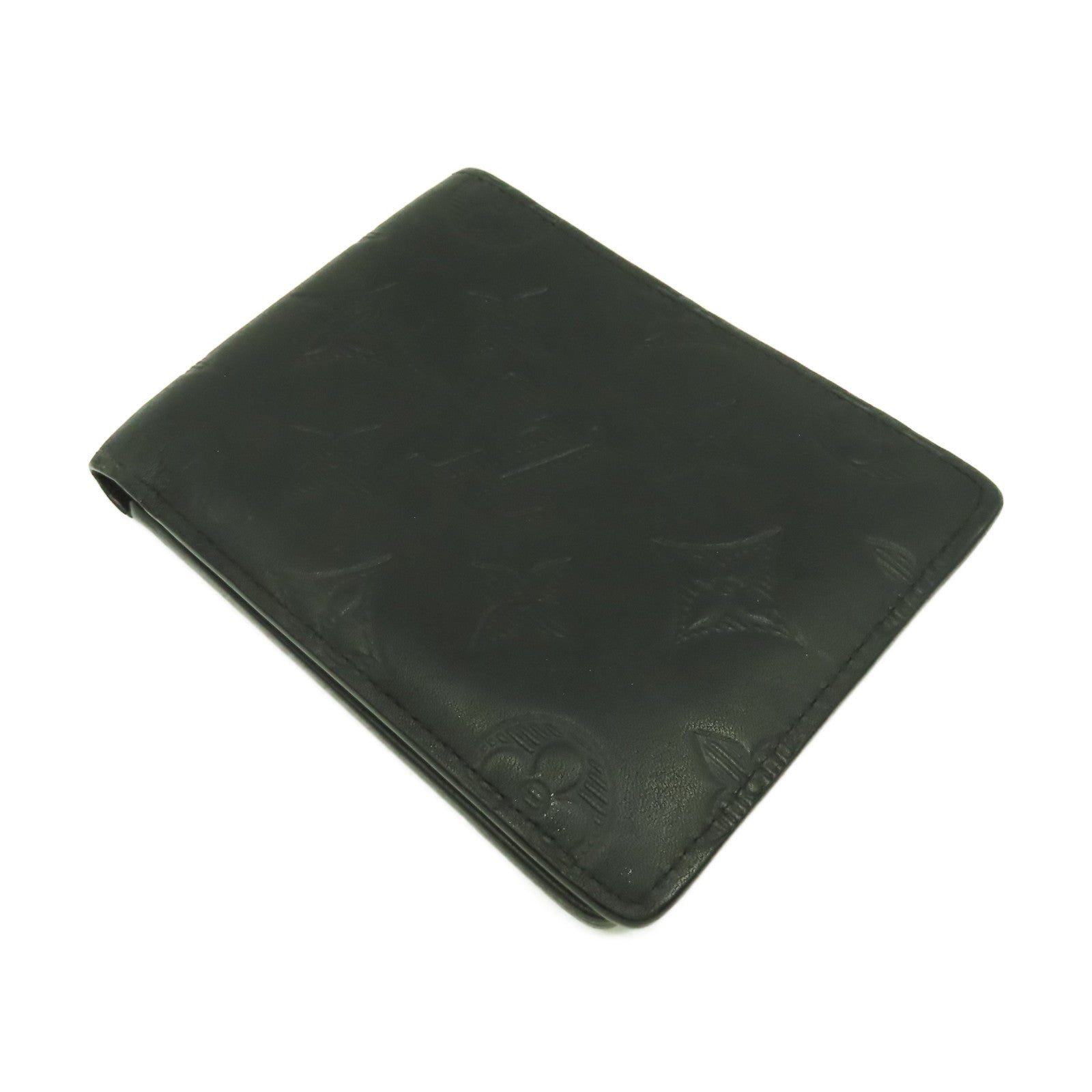 LOUIS VUITTON Monogram Shadow Multiple Wallet錢包黑色