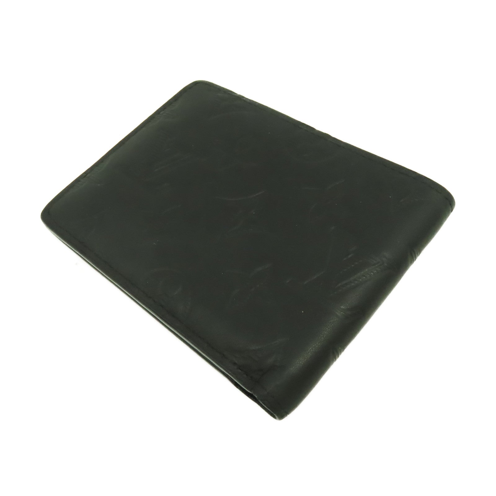LOUIS VUITTON Monogram Shadow Multiple Wallet錢包黑色