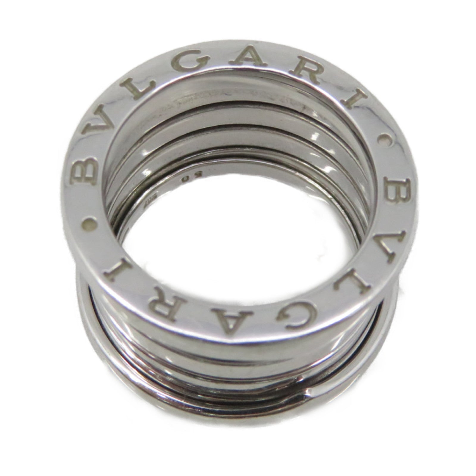 BVLGARI 18K白金B-zero Ring戒指BVLGARI#50/#5