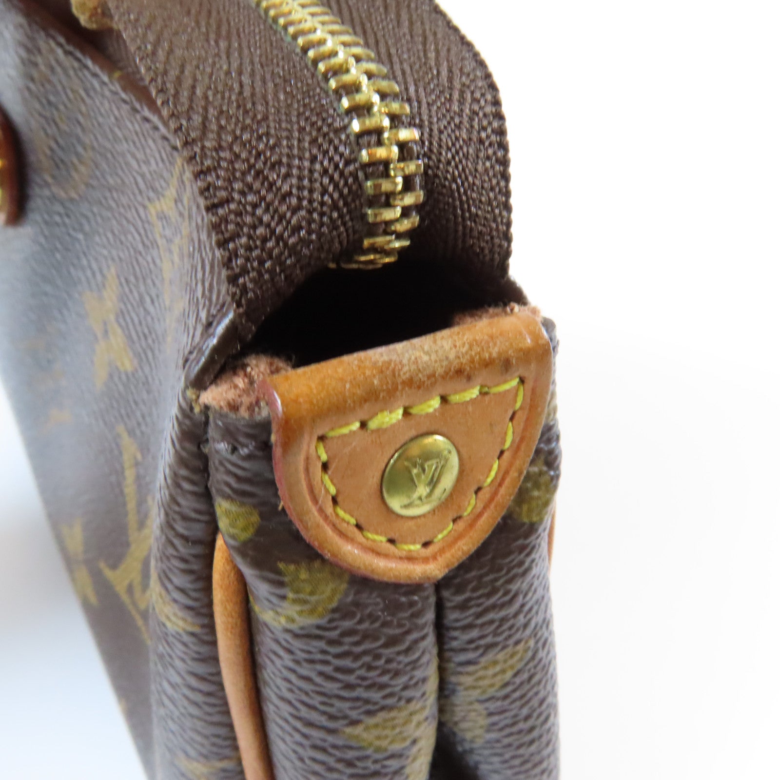LOUIS VUITTON Monogram Eva金扣手挽肩背兩用袋啡色