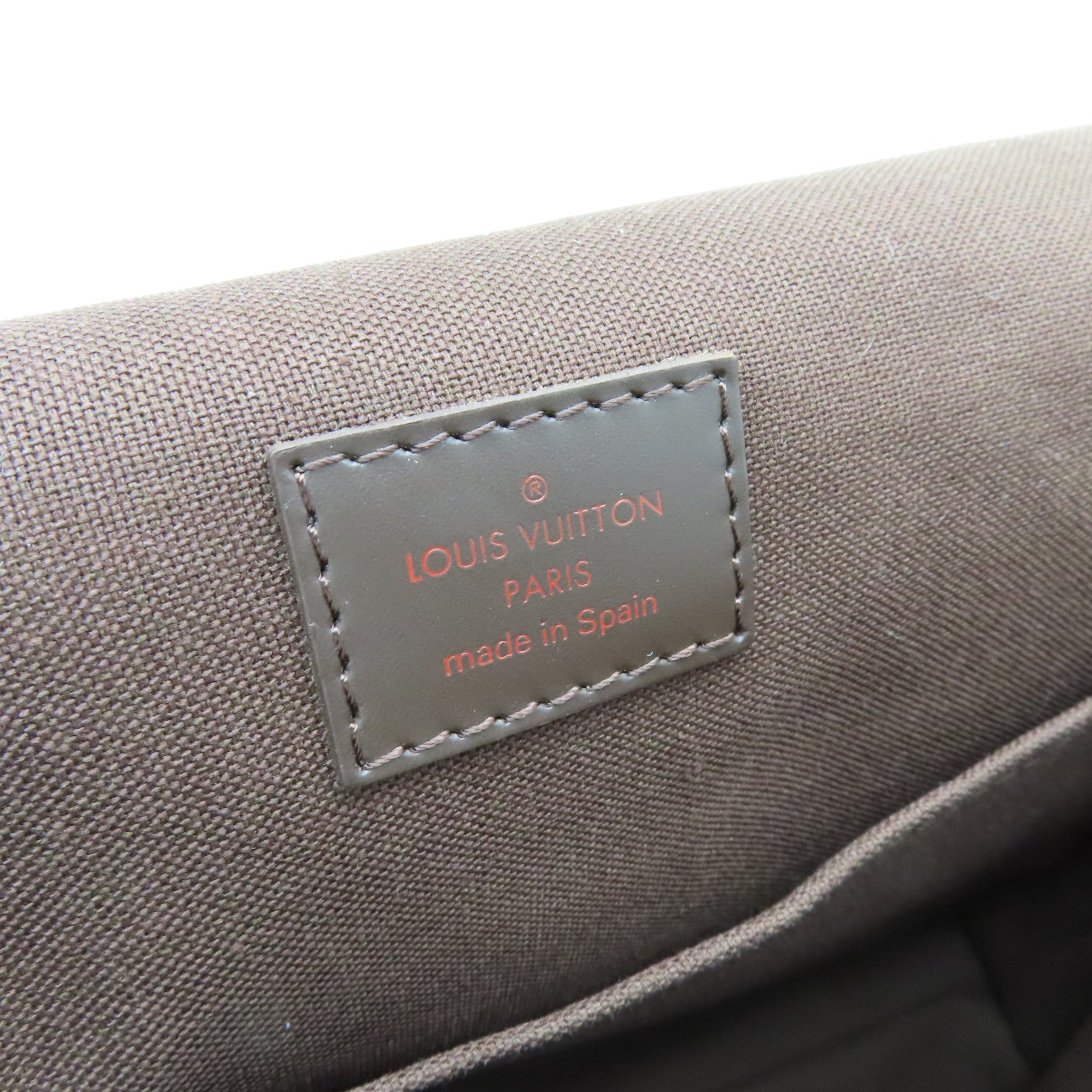 LOUIS VUITTON Damier Brooklyn GM金扣肩背袋啡色