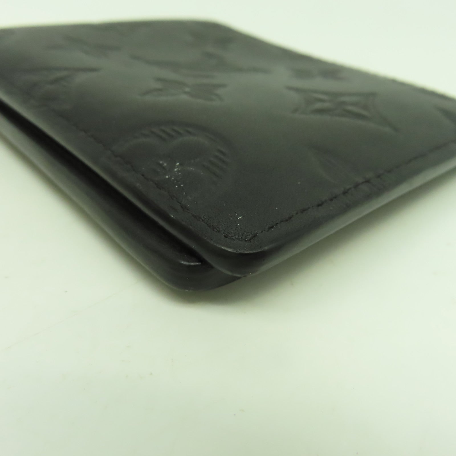 LOUIS VUITTON Monogram Shadow Multiple Wallet錢包黑色