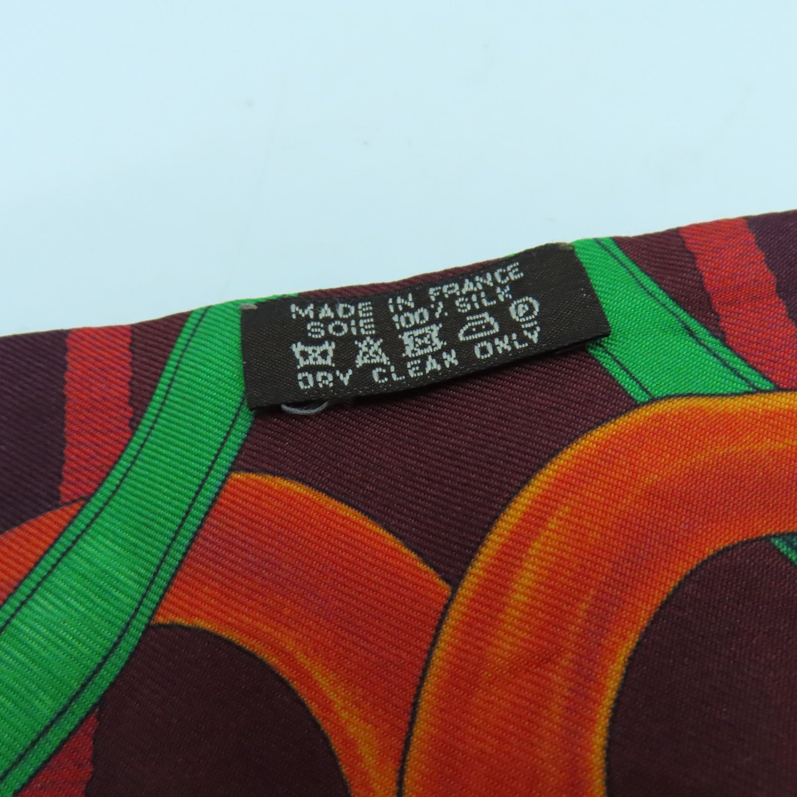 HERMES 【激減優惠】絲質Twilly絲巾紅色橙色