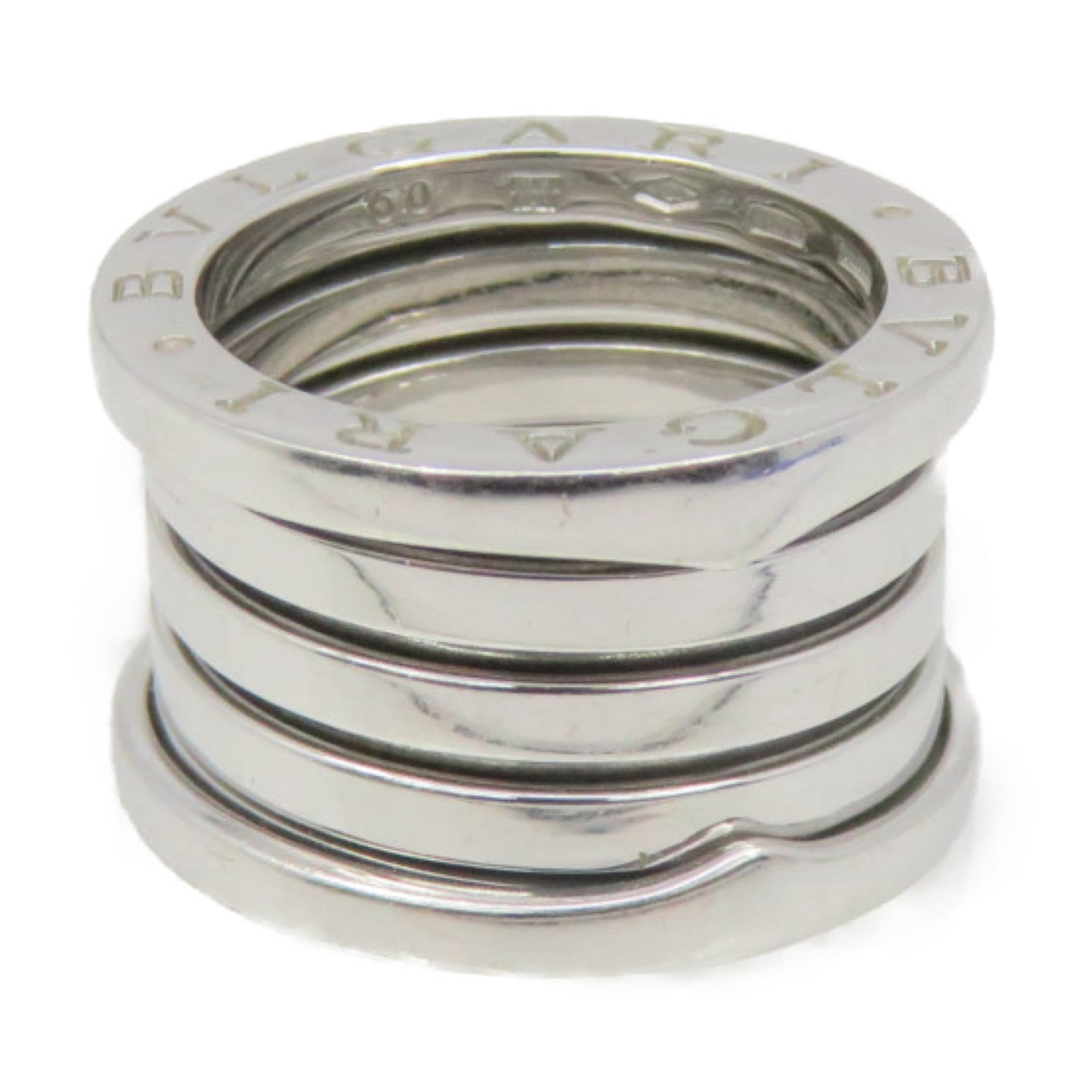 BVLGARI 18K白金B-zero Ring戒指BVLGARI#50/#5