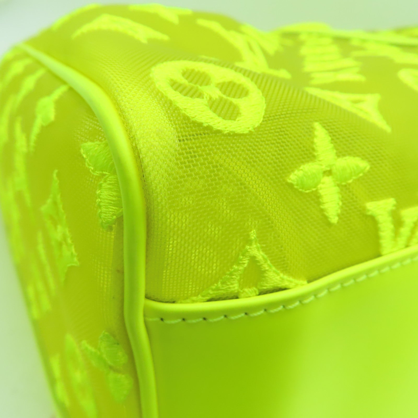 LOUIS VUITTON Monogram Keepall Bandoulie 50 Boston Bag銀扣波士顿包黃色